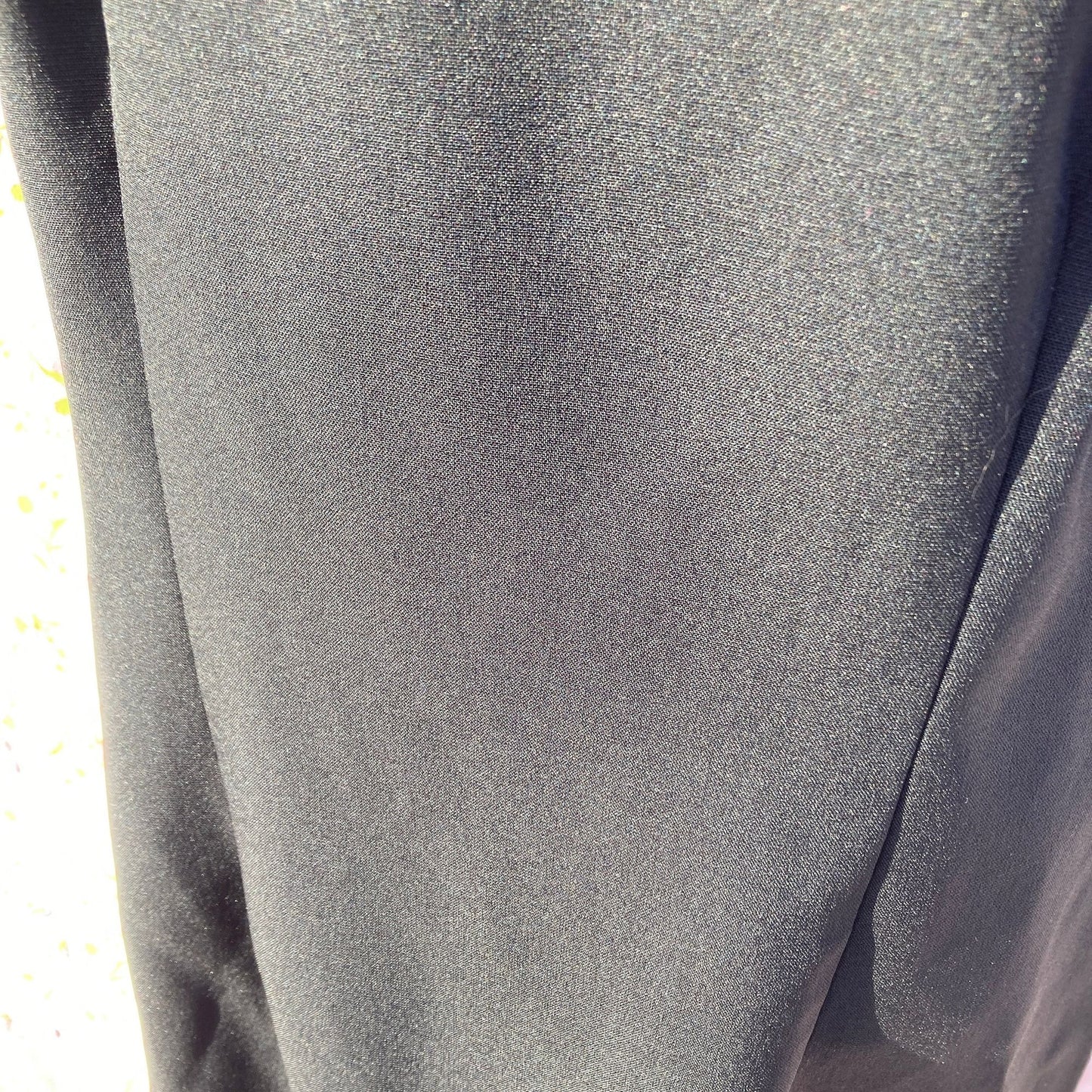 vintage dress 90s | S-M | black minimal 1990s square neck