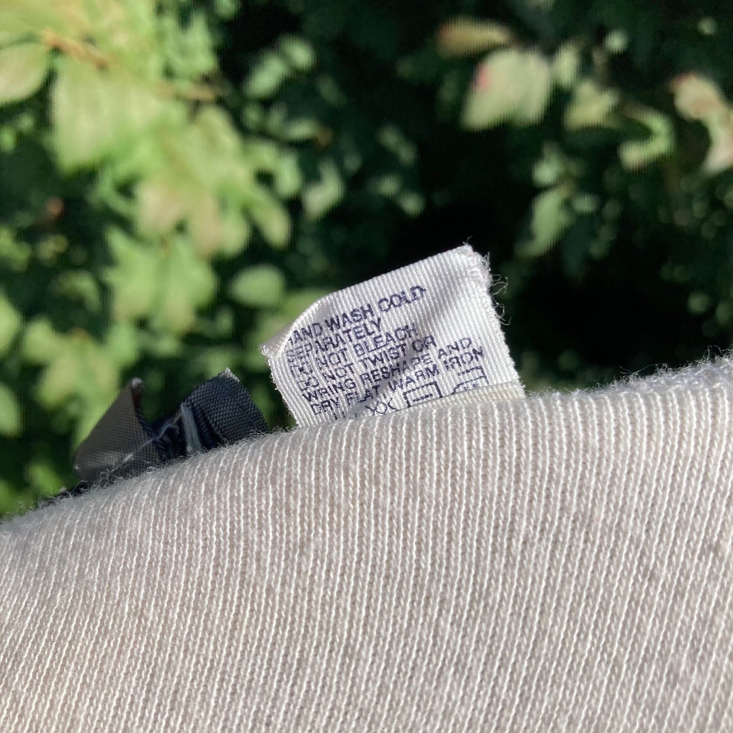 Vintage grandma cardigan sweater long |S-M | 90s white oat cotton cottage minimal INTRO Fenn Wright and Mason