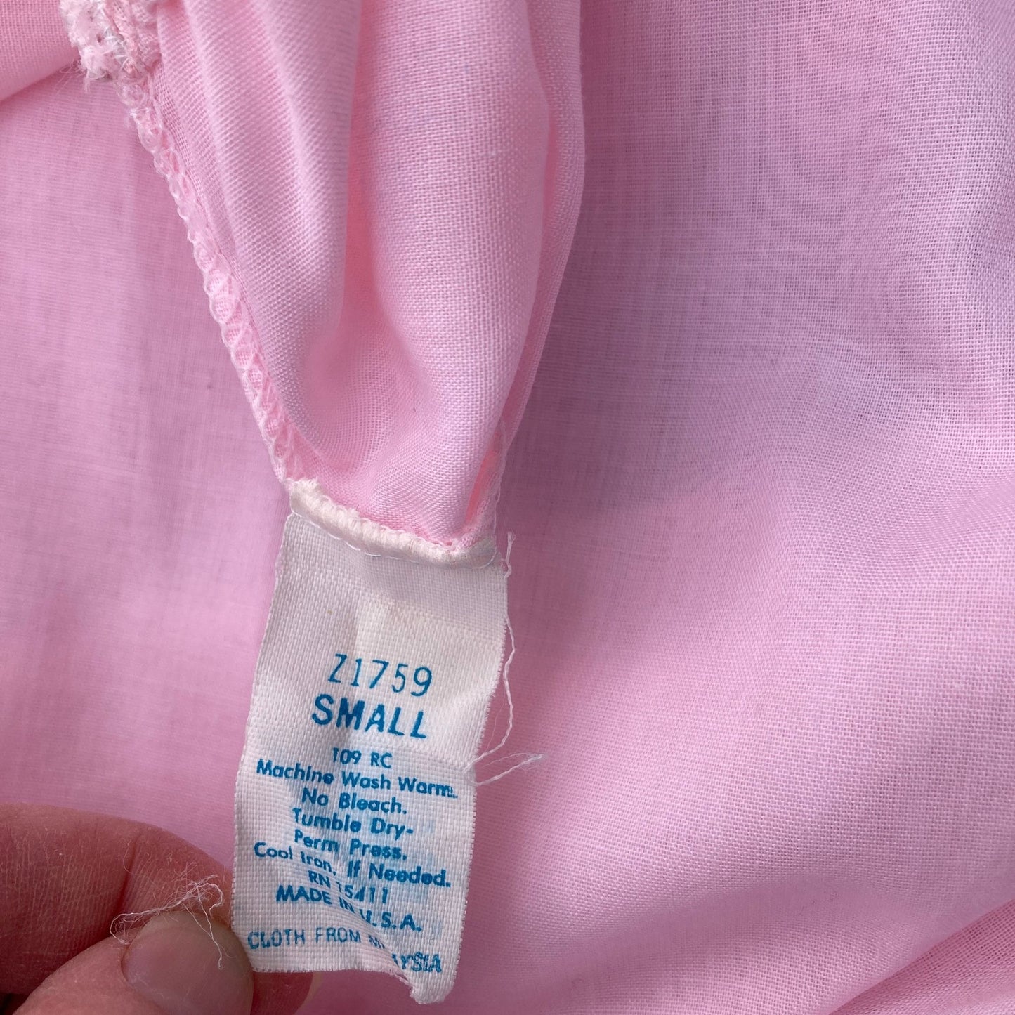 vintage half slip pastel| XS-S | 70s 1970s skirt cotton poly blend ruffle lace made in USA