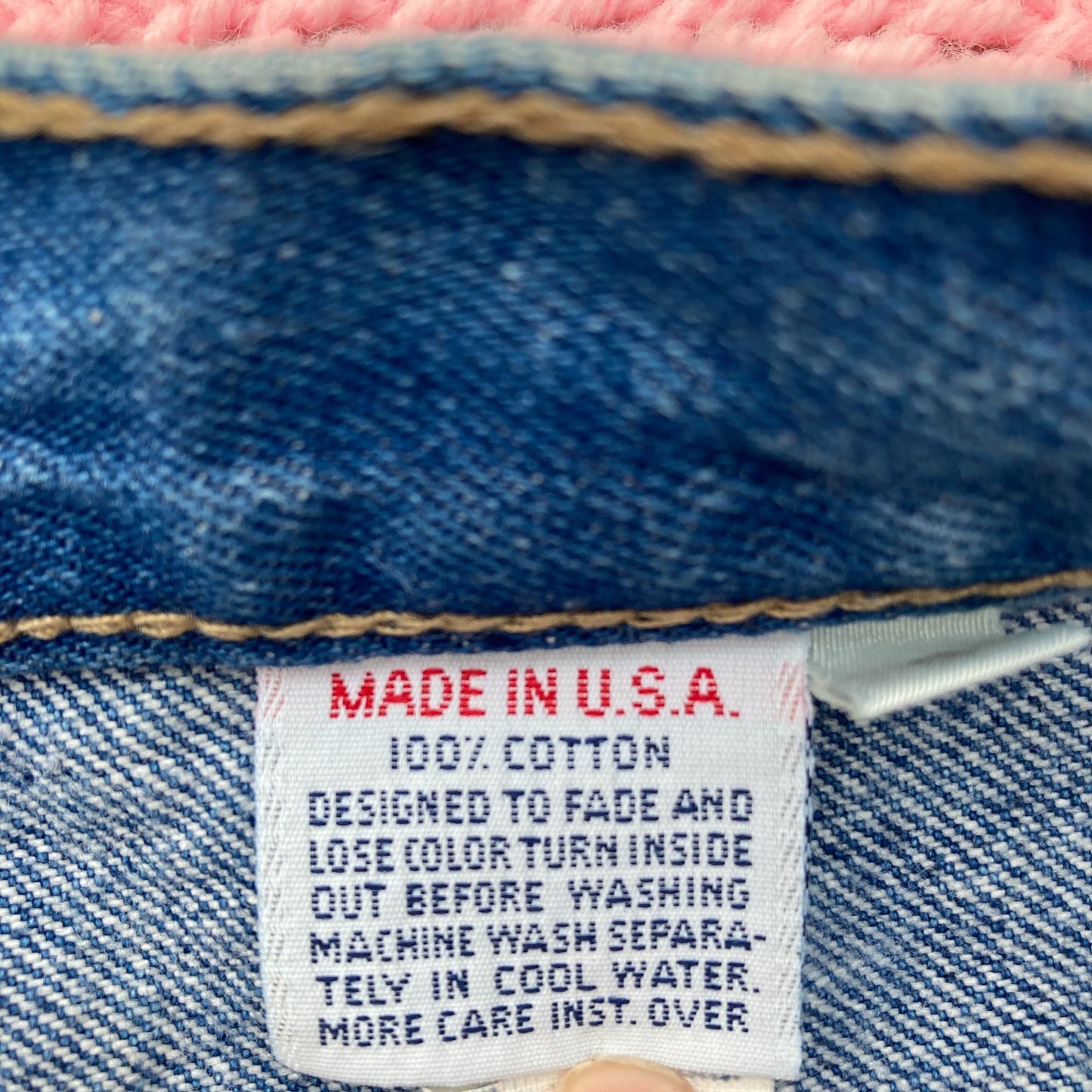 Vintage CK Calvin Klein 27”-28” dark medium wash high waisted jeans 90s high rise 100% cotton 1990s logo leather classic five pocket