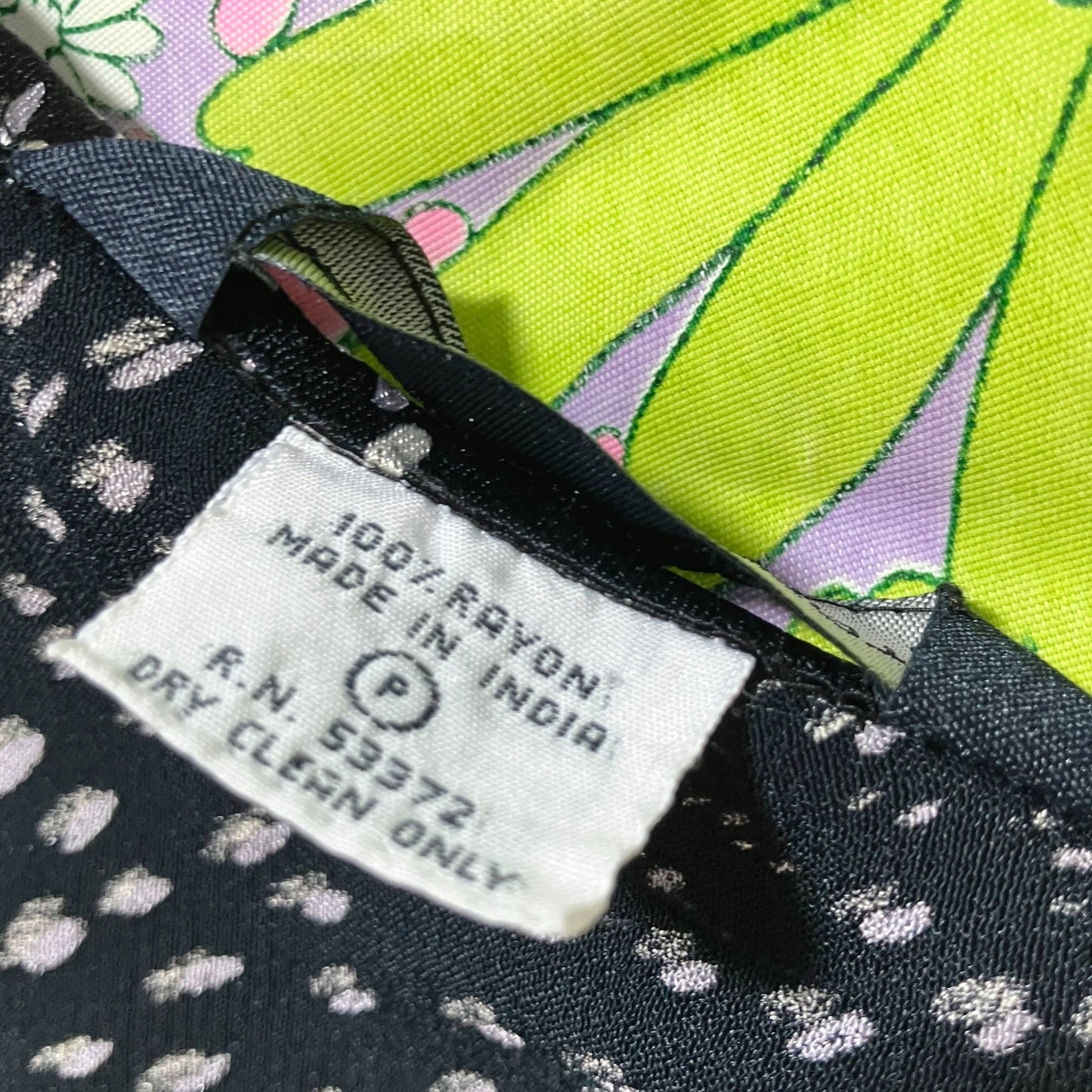 vintage 90s y2k slip dress 1990s black grey white dot abstract print formal party French Connection | XS | 25 in waist |