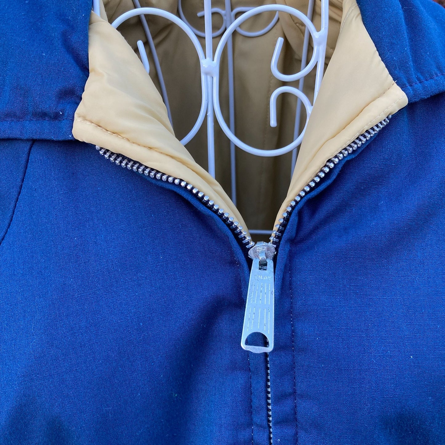 Blue vintage 70s jacket utility utilitarian 1970s S-M