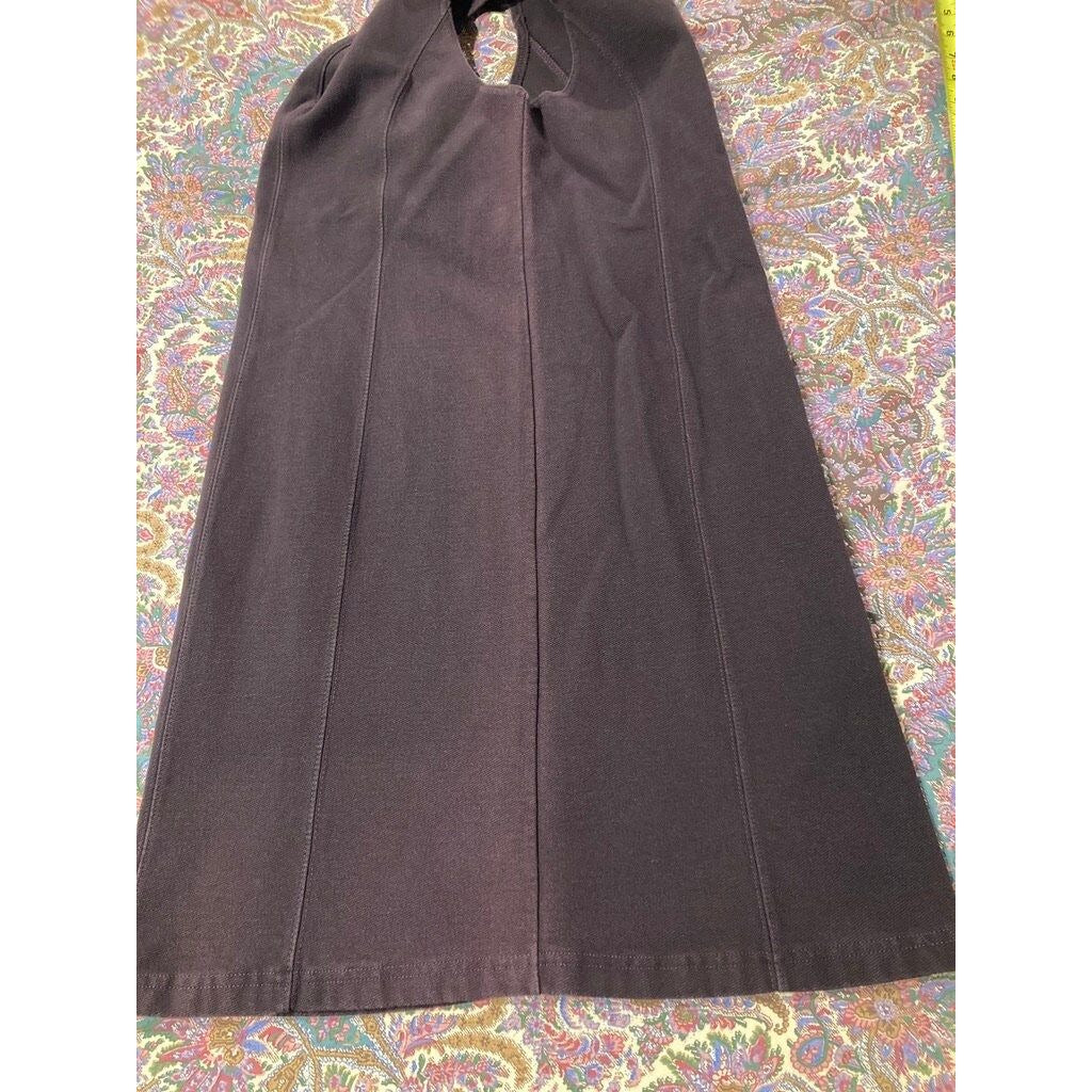 vintage 90s LL Bean dress 1990s wine maroon red | S-M | sleeveless fades cottage western farm homestead cotton