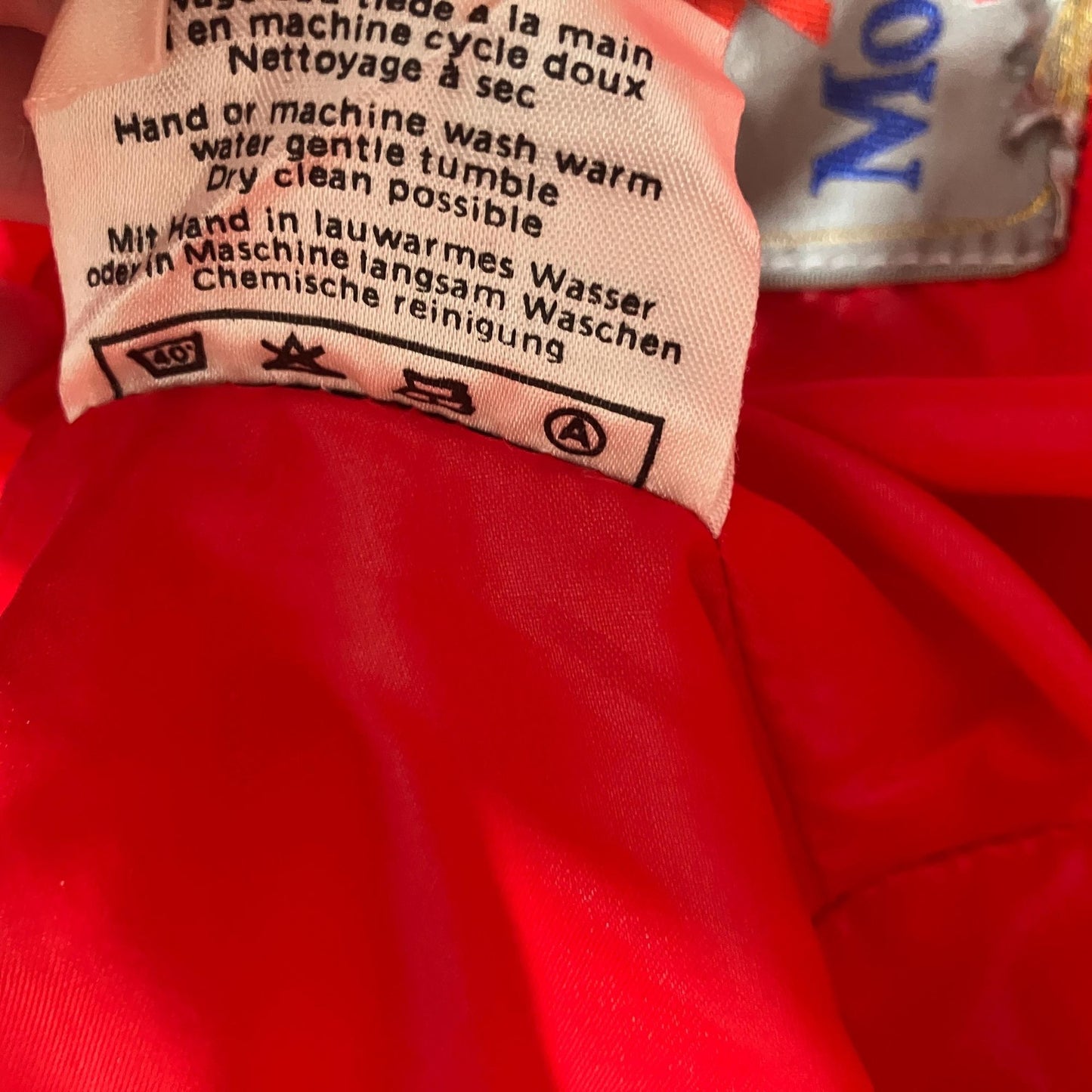 70s red jacket moto | S - M | bright red Mossant Paris