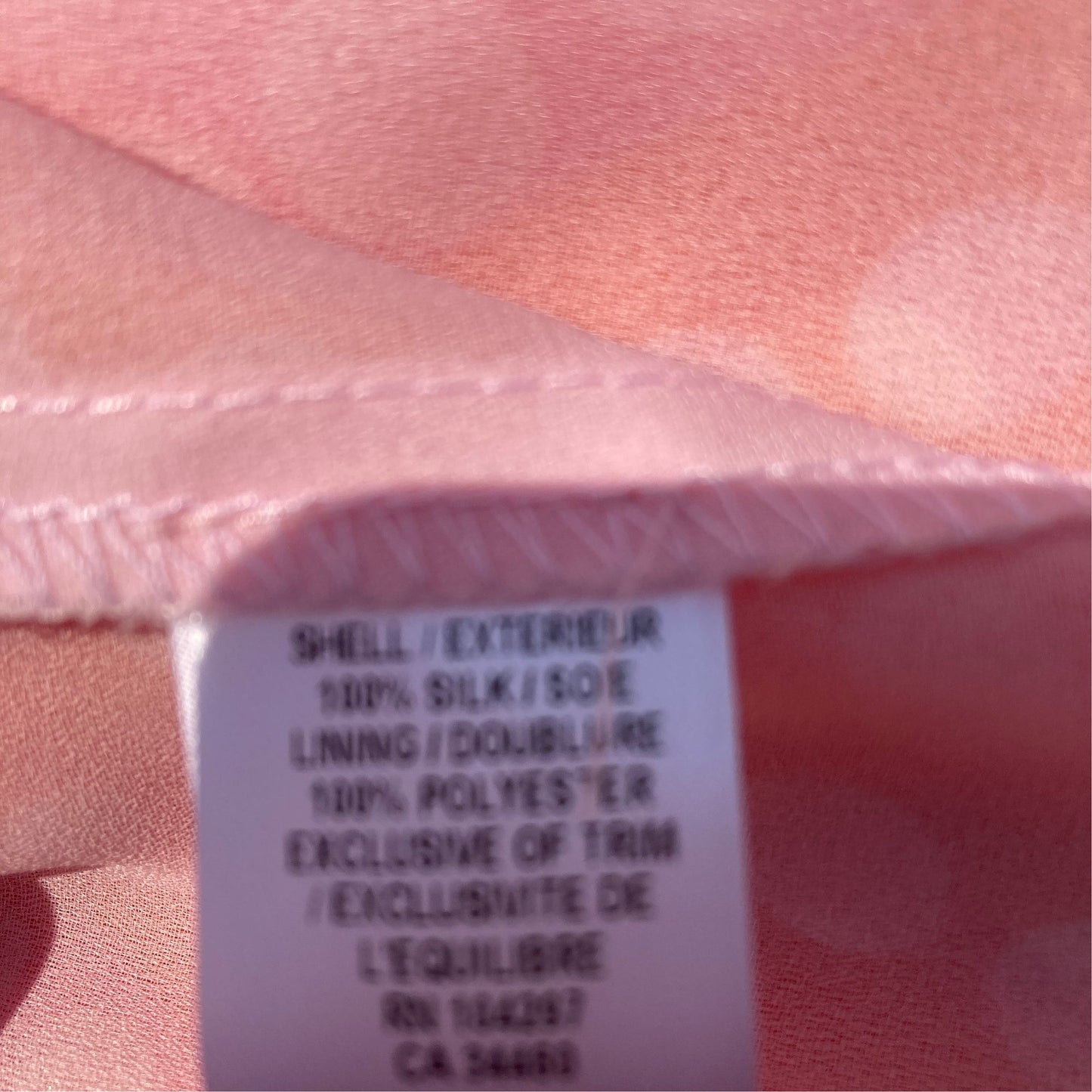 vintage Y2K blouse |S - M| sheer pink white orange Milly New York polka dot boho