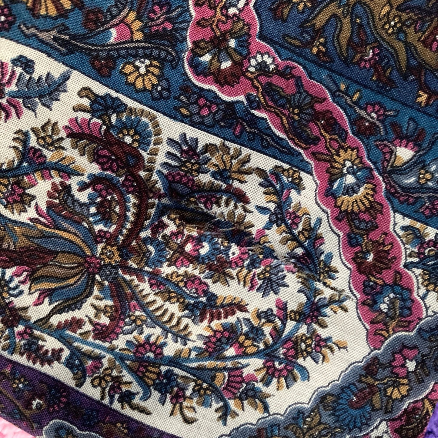 Vintage paisley skirt wool academia academic Alan Paine