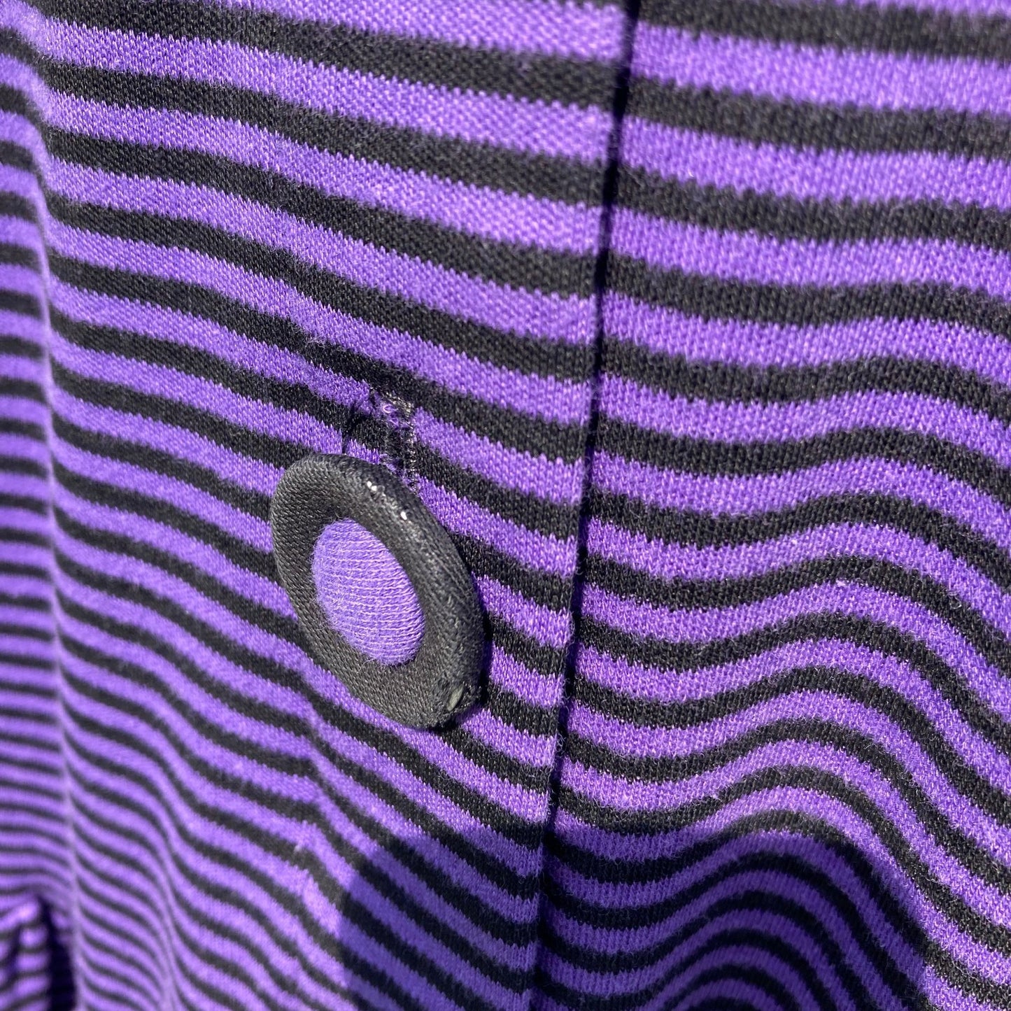 vintage striped dress 1990s |S-M| Flaws stripe purple black Pandemonium cotton