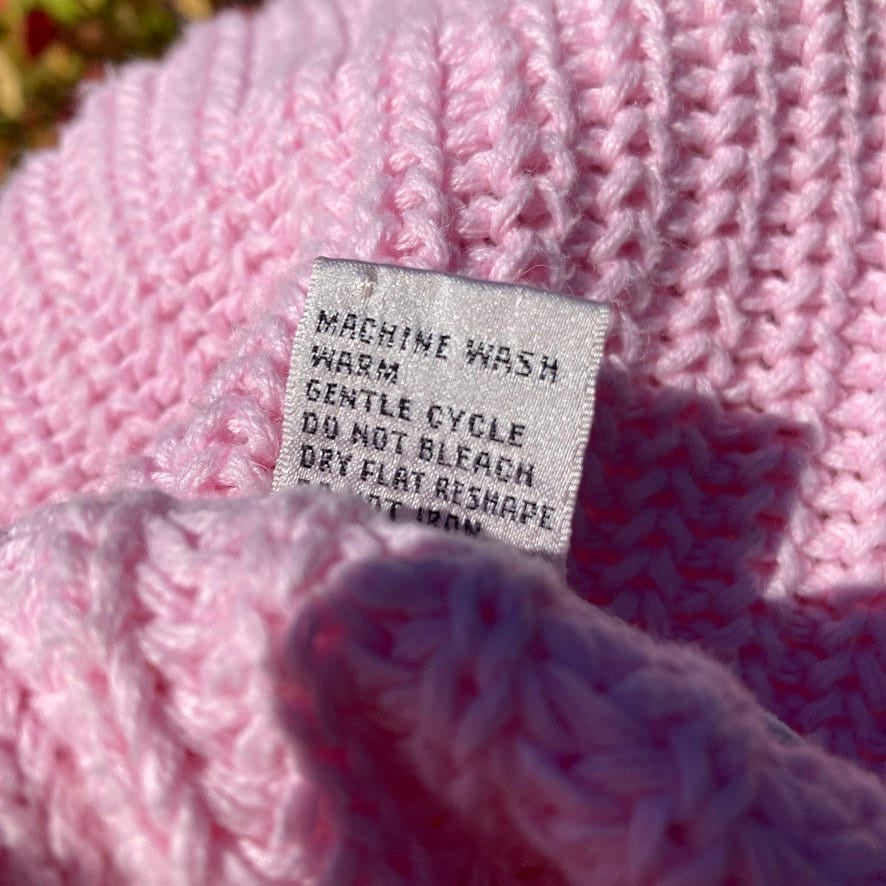 Vintage gap sweater80s 90s light pale pink | XS-M | chunky cotton blend Gap Clothing Co