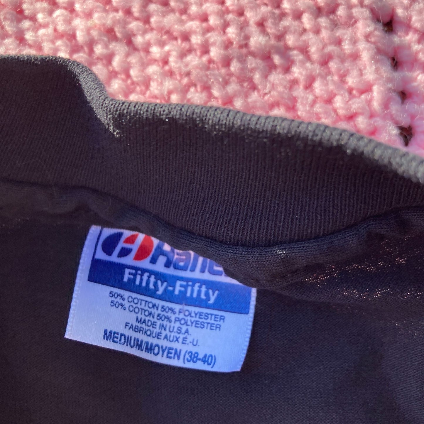 Vintage t shirt | S-M | 90s 1990s destination New Hampshire sailing graphic black neon pink puffy paint made in USA single stitch Hanes