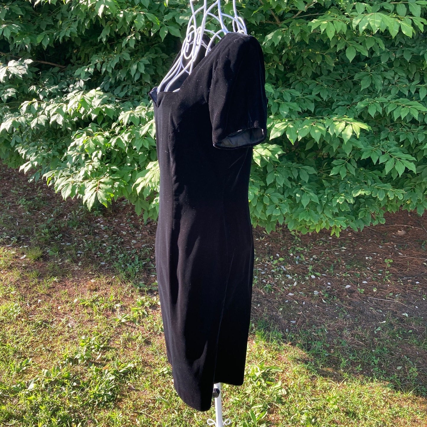 vintage dress 80s 90s black | S-M | Late Edition Petites ilgwu