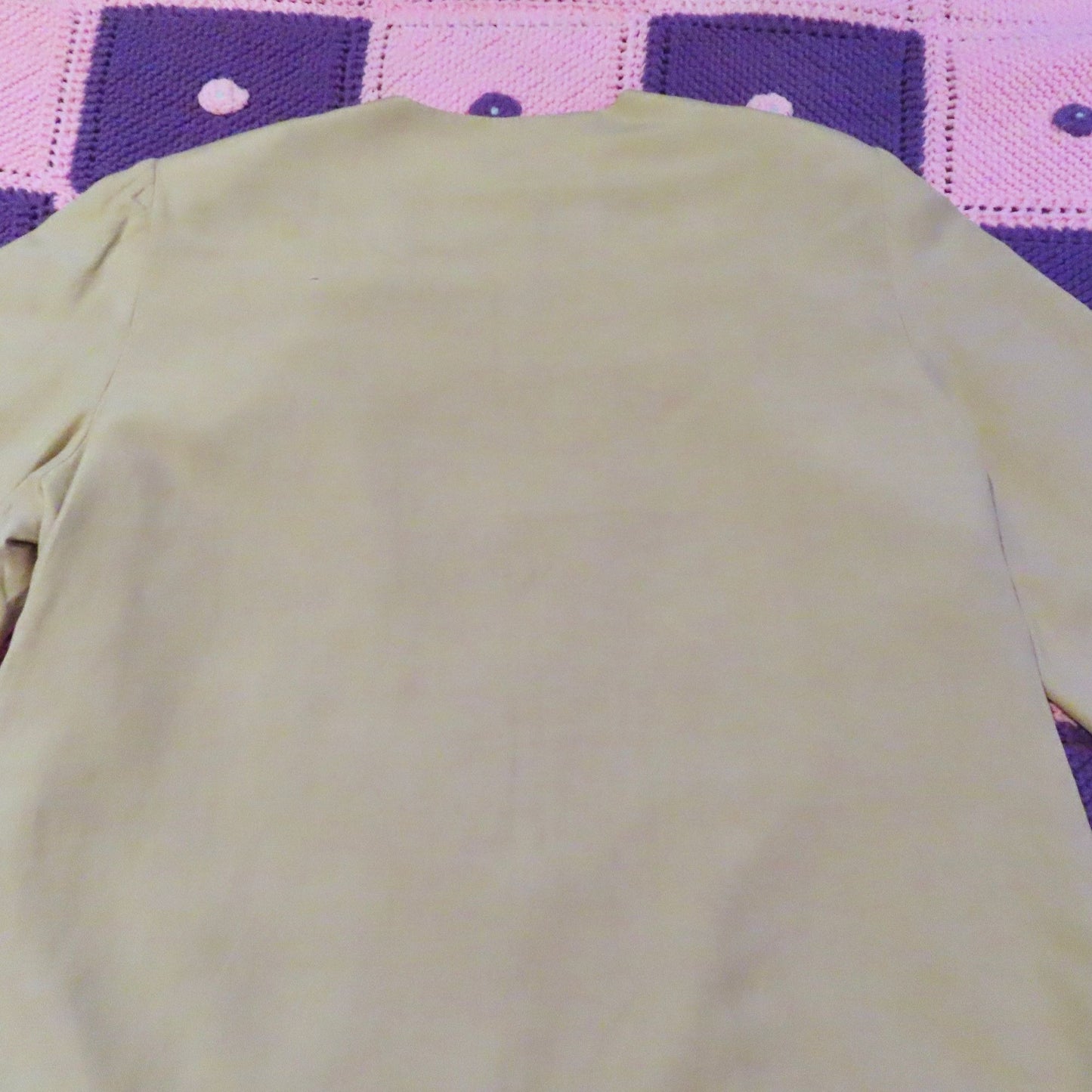 vintage y2k jacket blazer celery green | L - XL | floral collared Villager Liz Claiborne