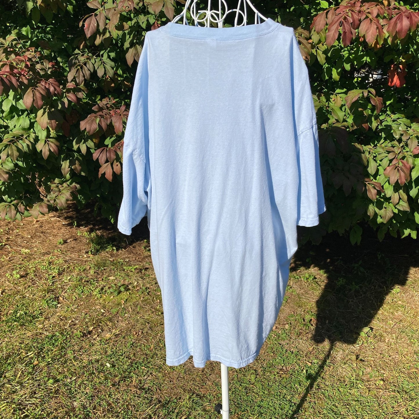 y2k - modern t shirt graphic birds nest | XL - XXXL |00s 2000s blue nature