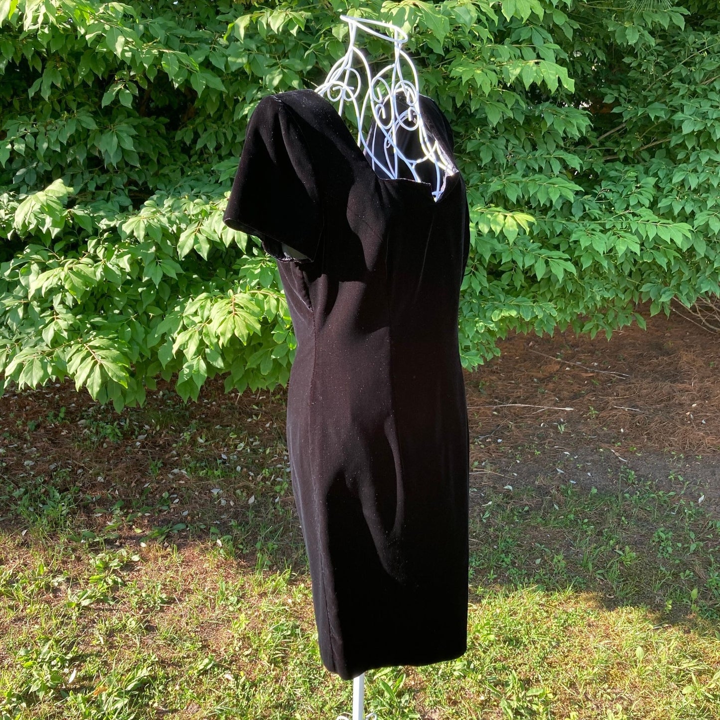 vintage dress 80s 90s black | S-M | Late Edition Petites ilgwu