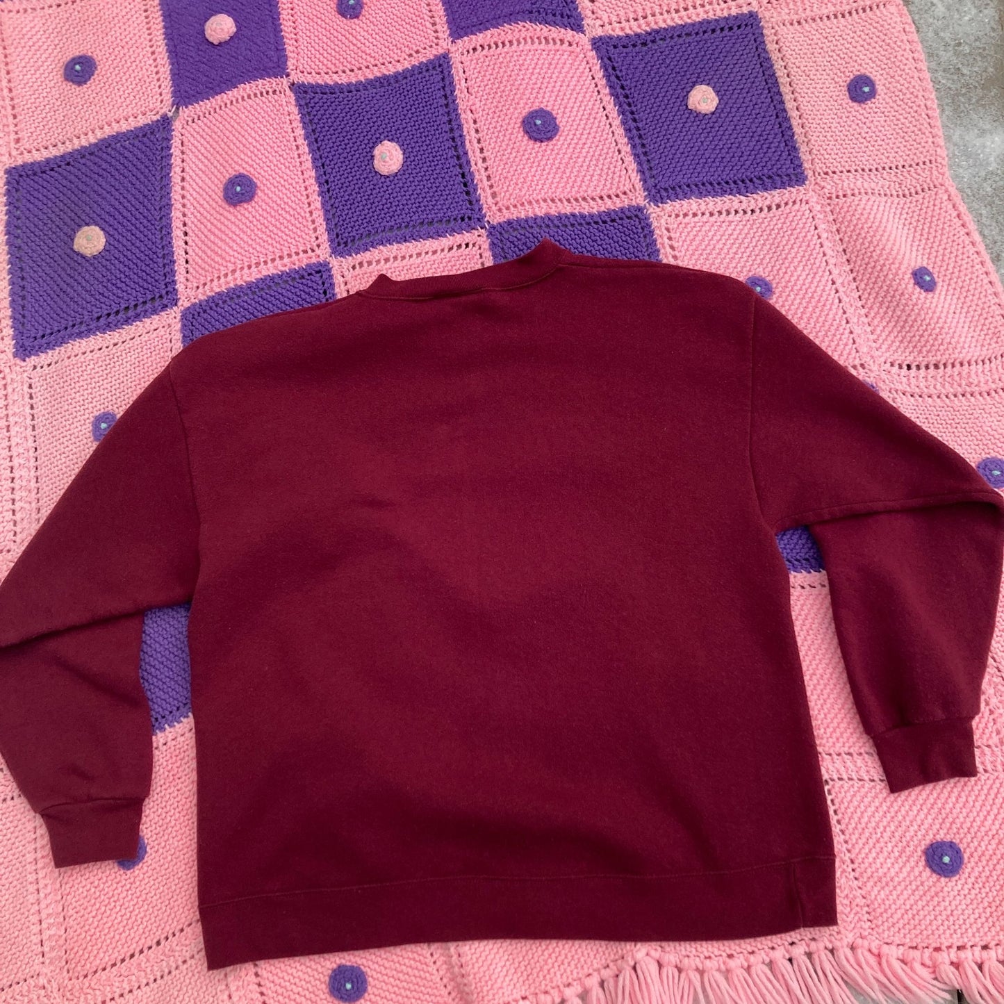 vintage 90s winnie the pooh sweatshirt burgundy| M - L | 1990s soft crew neck made in USA