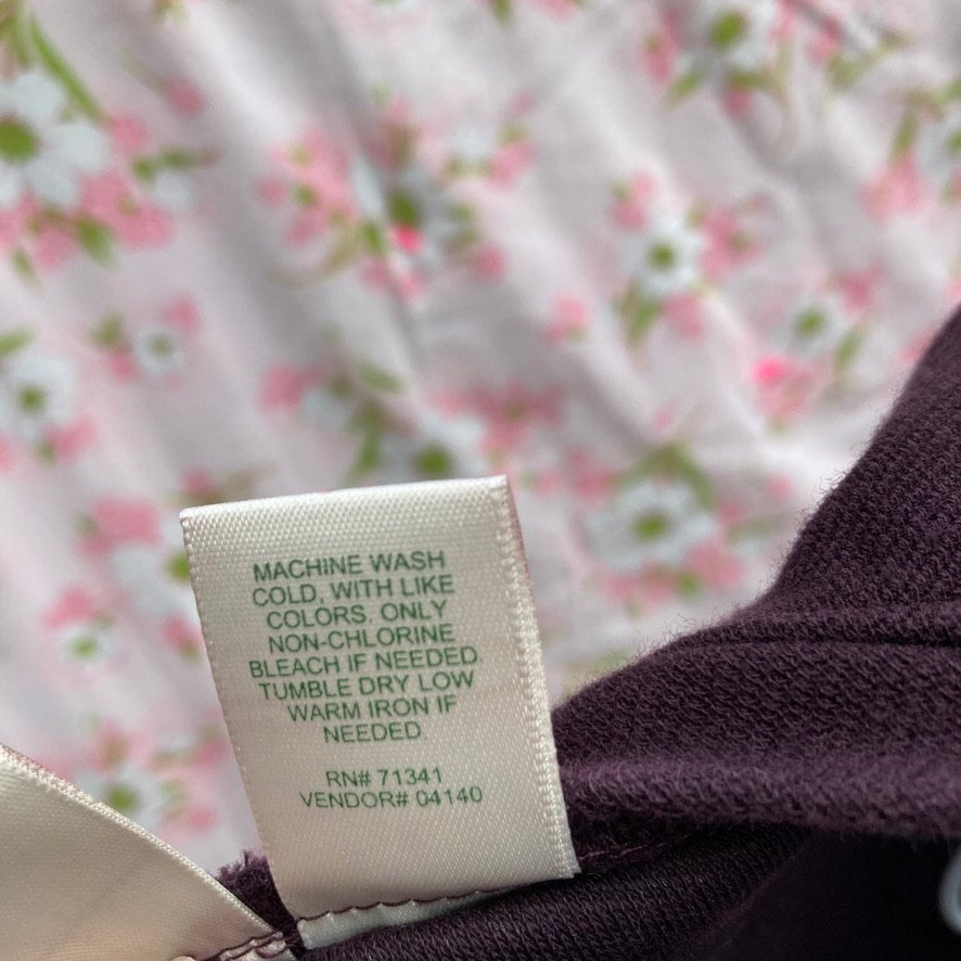 vintage 90s LL Bean dress 1990s wine maroon red | S-M | sleeveless fades cottage western farm homestead cotton