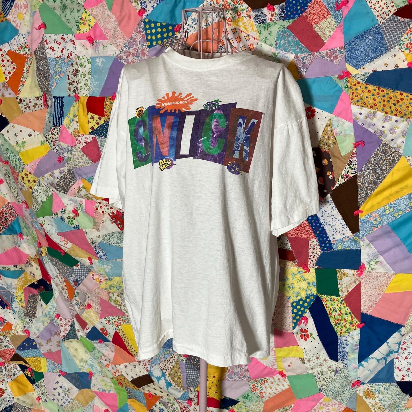 vintage graphic Snick Nickelodeon shirt |S - M| cotton 90s single stitch 1990s All That Alex Catapult