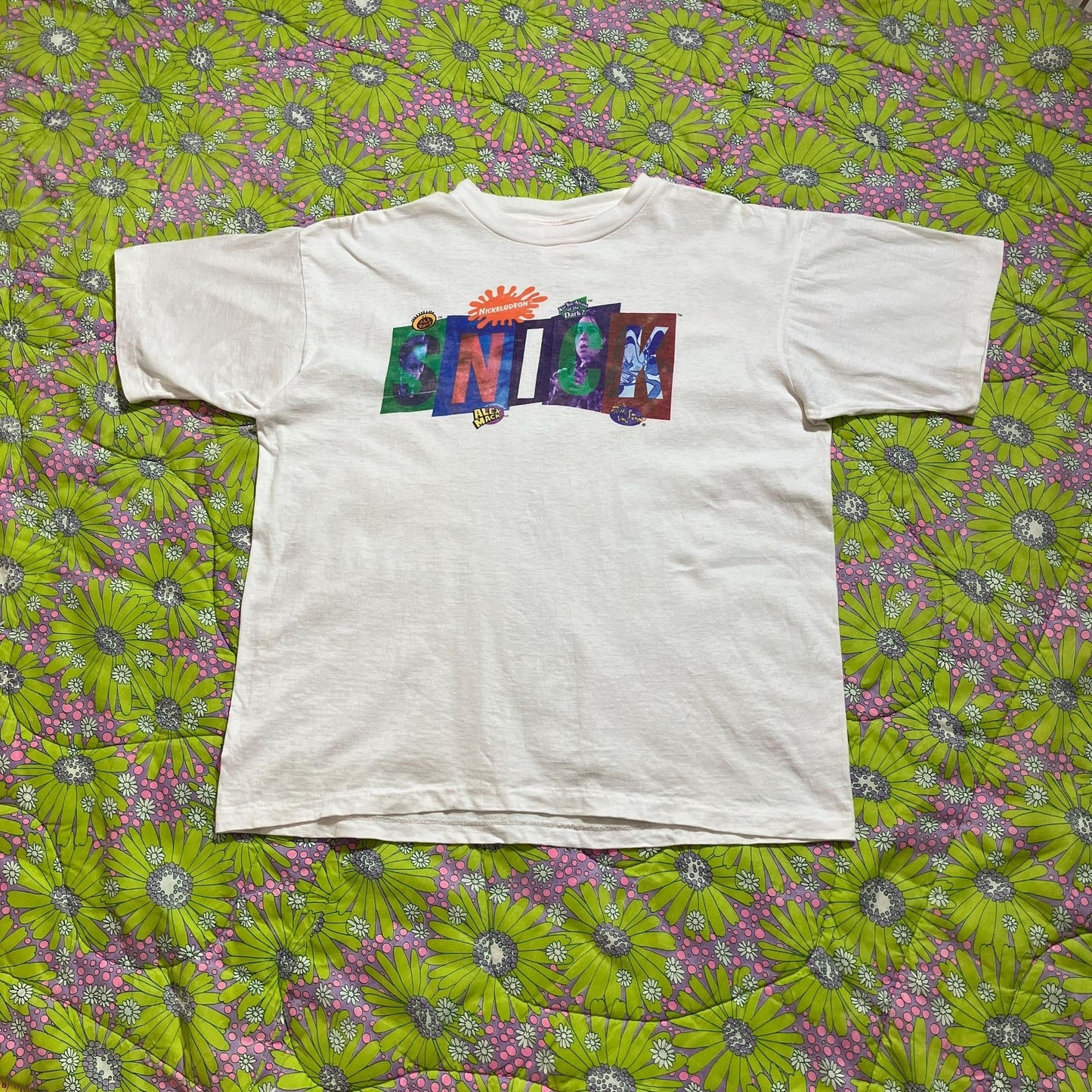 vintage graphic Snick Nickelodeon shirt |S - M| cotton 90s single stitch 1990s All That Alex Catapult