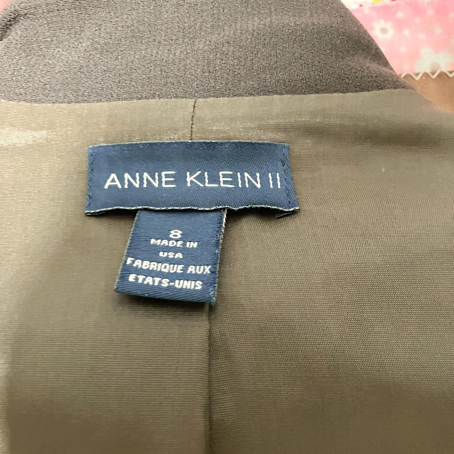 Vintage 90s blazer chocolate brown  |S-M| 90s Anne Klein II  long USA made