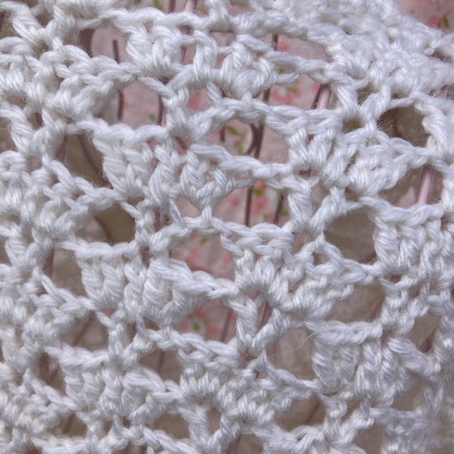 Vintage 70s sweater M  white open knit cardigan  openwork long shawl collar