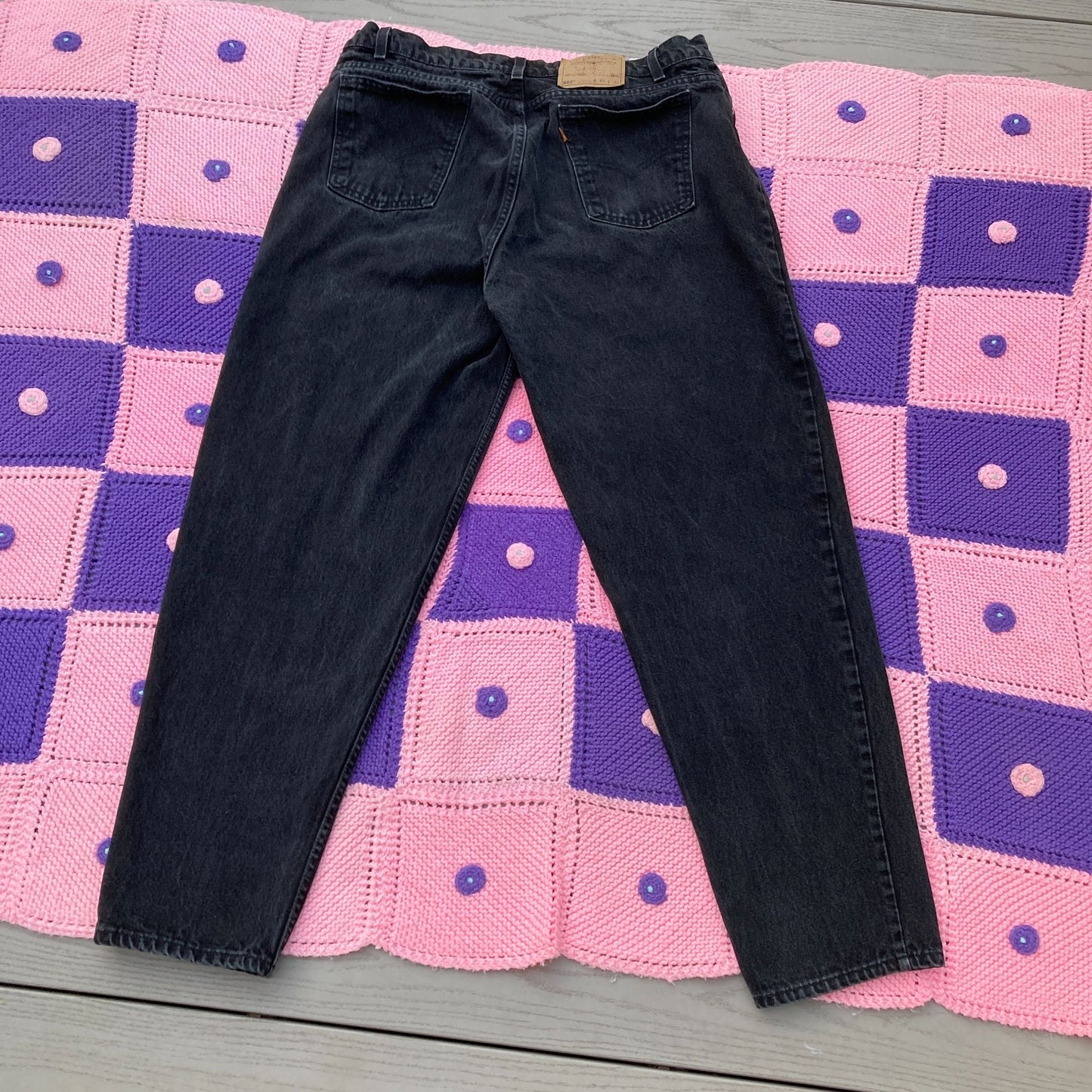 Levis 560 40 x 32 vintage jeans 90s cotton 38”-40” waist orange tab black 1990