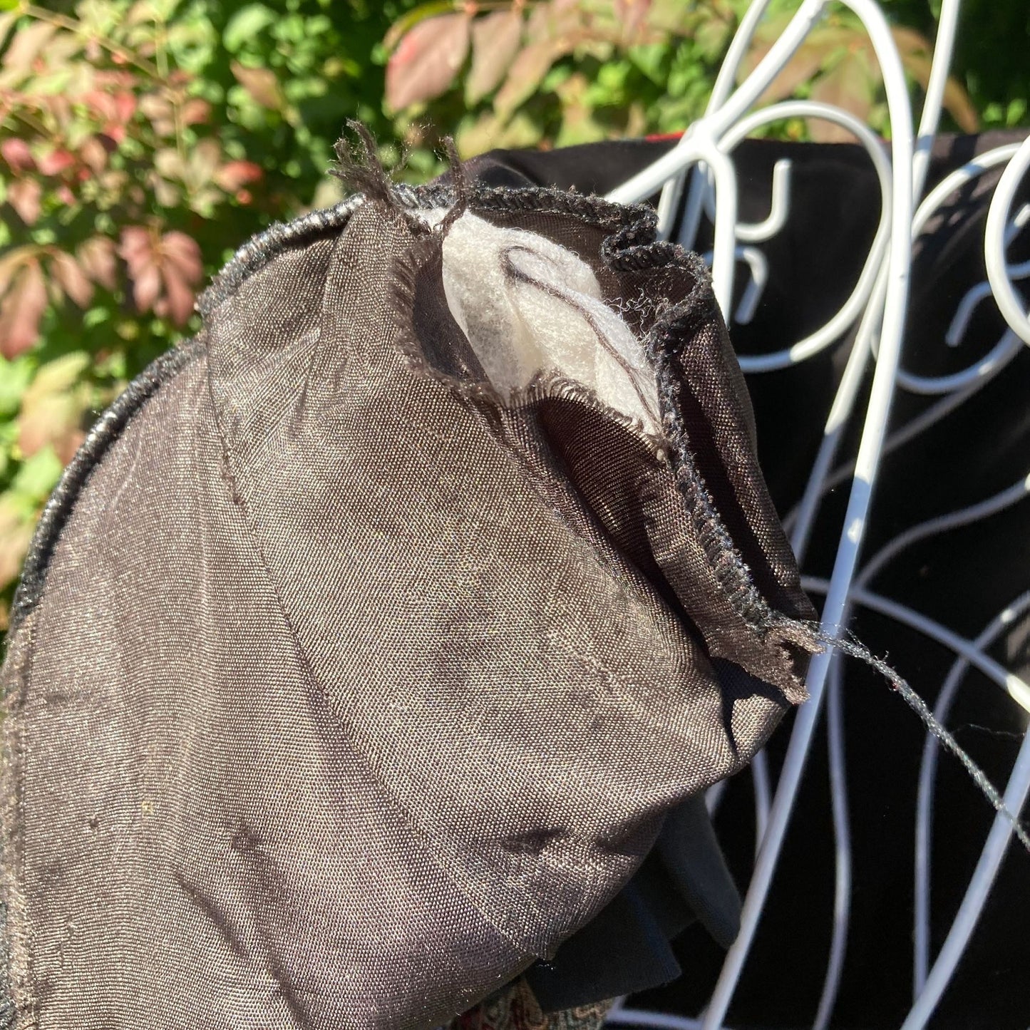 Vintage 80s dress paisley rose midi |  M | 1980s cottage dark floral western rayon John Roberts