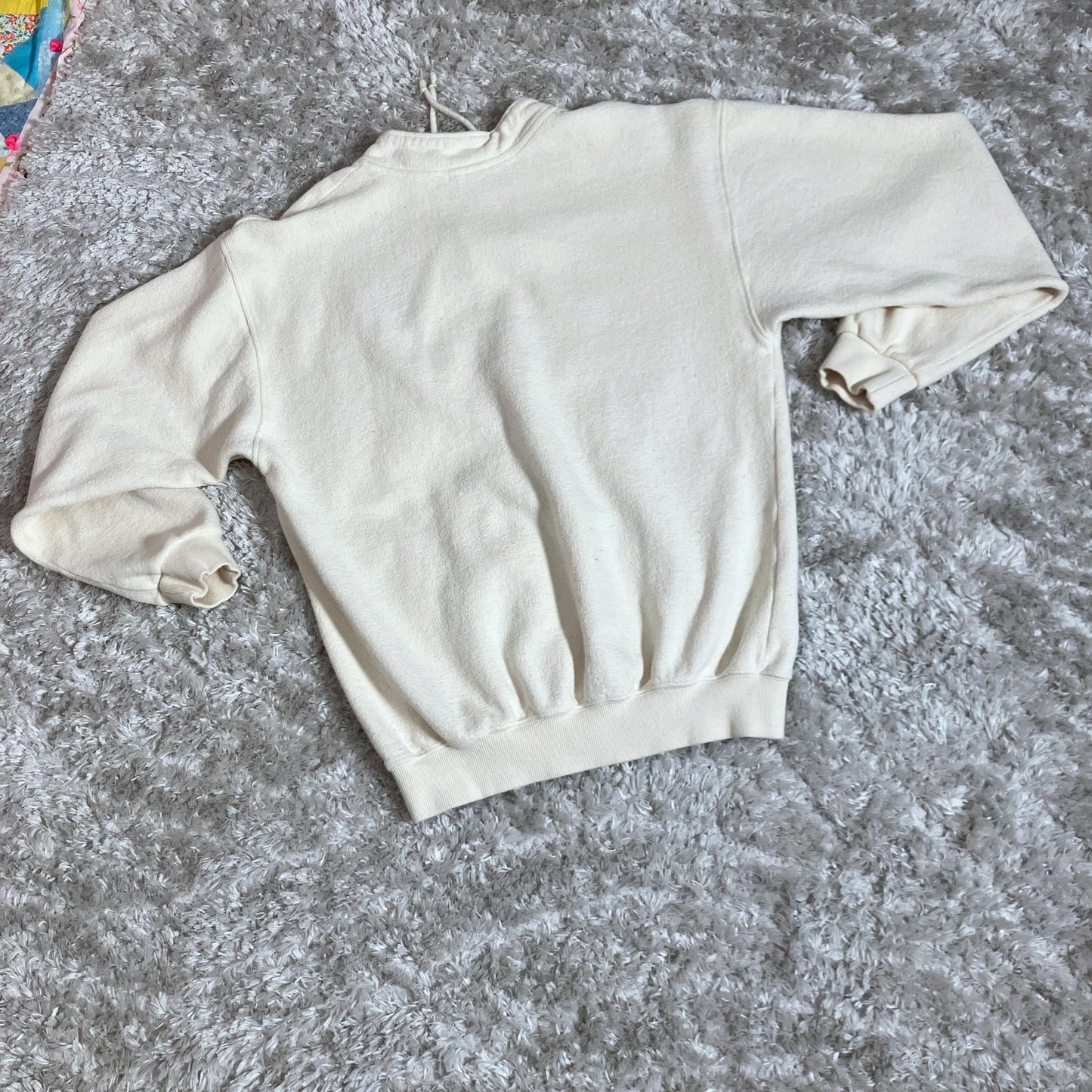 Vintage 90s sweatshirt Grand Teton | M - L | destination oat embroidered moose cotton quarter  button up  WORKS