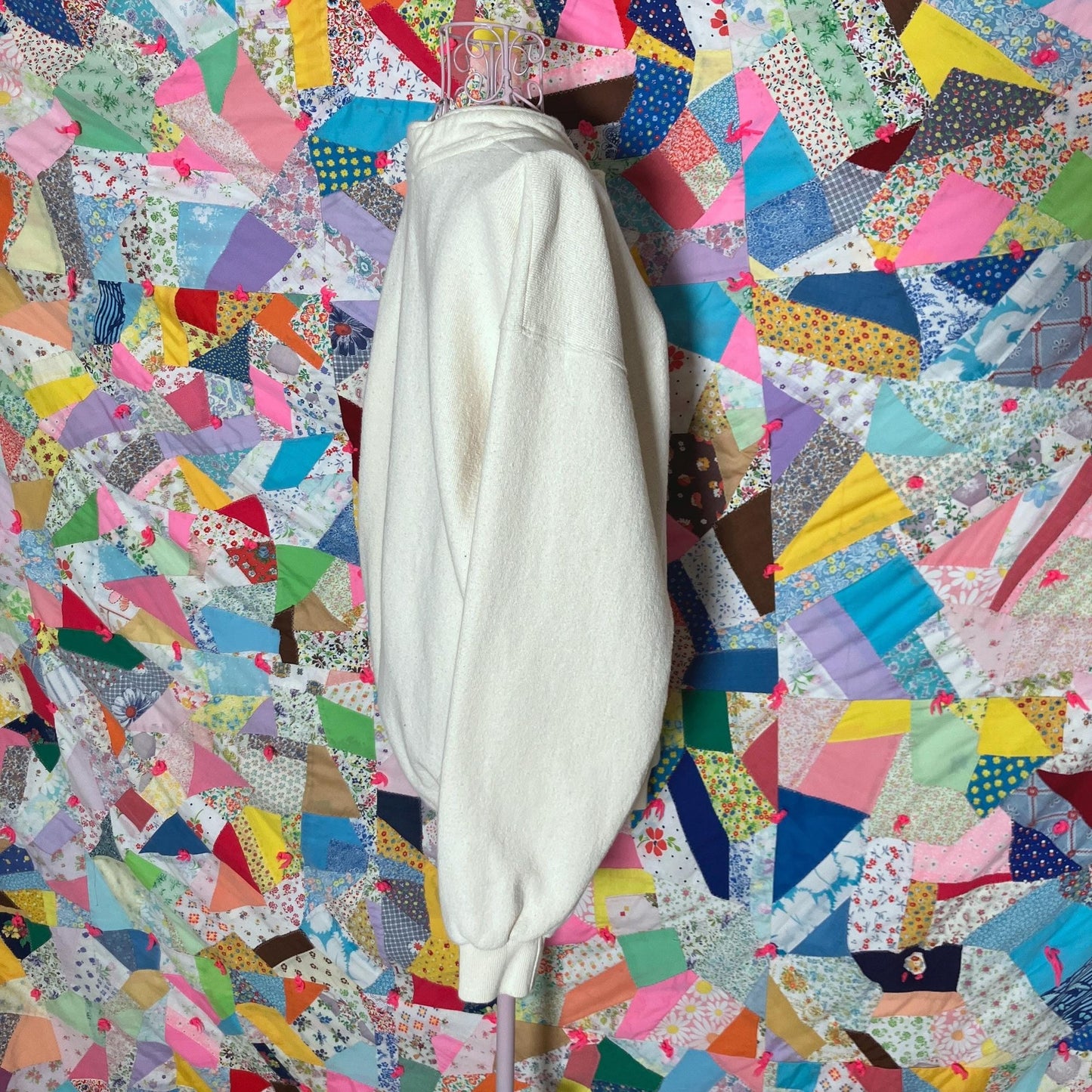 Vintage 90s sweatshirt Grand Teton | M - L | destination oat embroidered moose cotton quarter  button up  WORKS