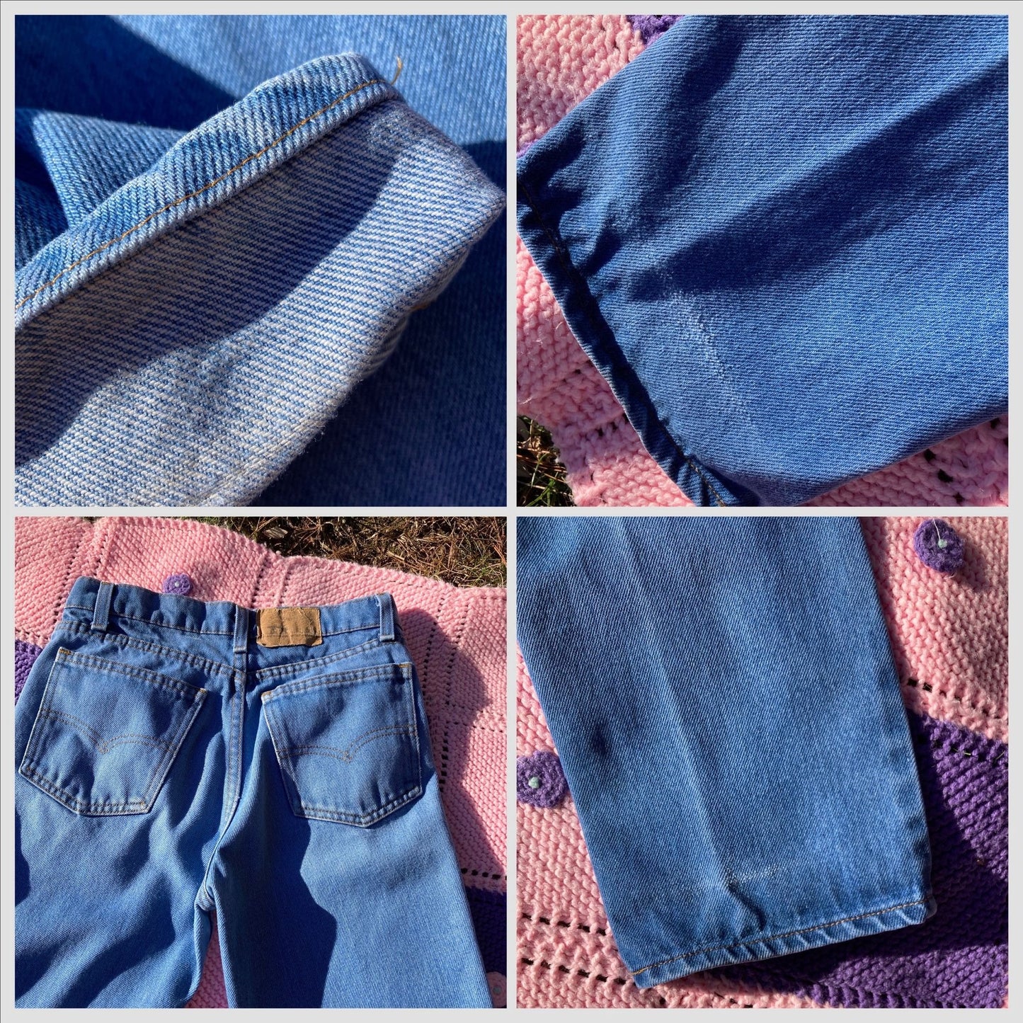 Vintage 70s Levis | 28 - 29 |  straight leg medium wash jeans mid rise denim