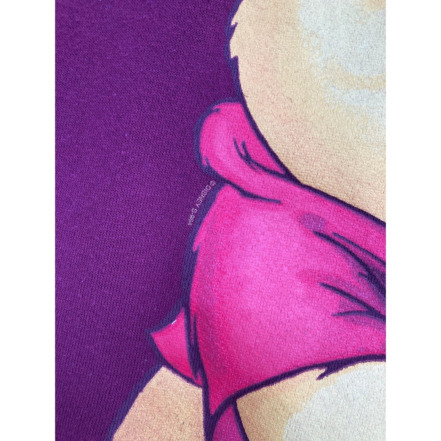 vintage 90s winnie the pooh sweatshirt burgundy| M - L |  1990s soft crew neck made in USA