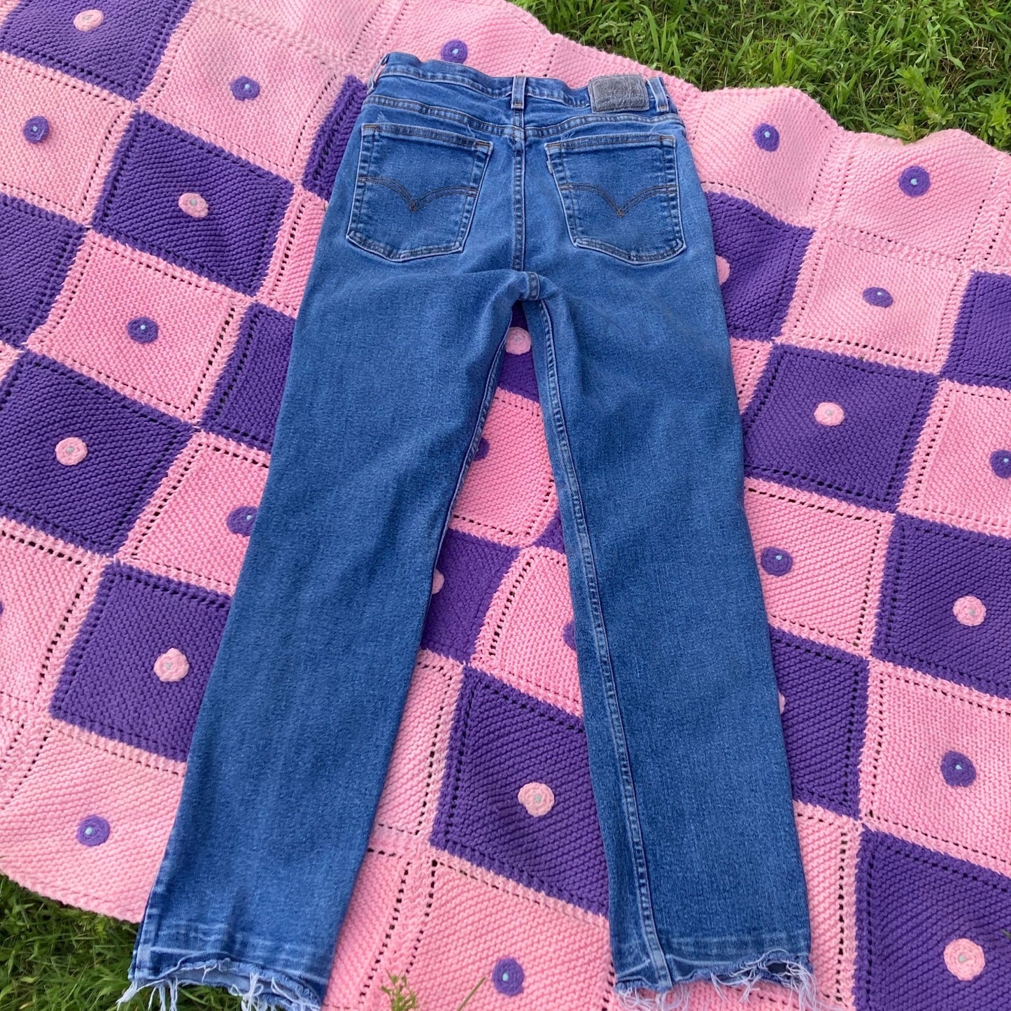 Levis 90s y2k 28" 29" vintage vtg high rise waist jeans silver tab stretch