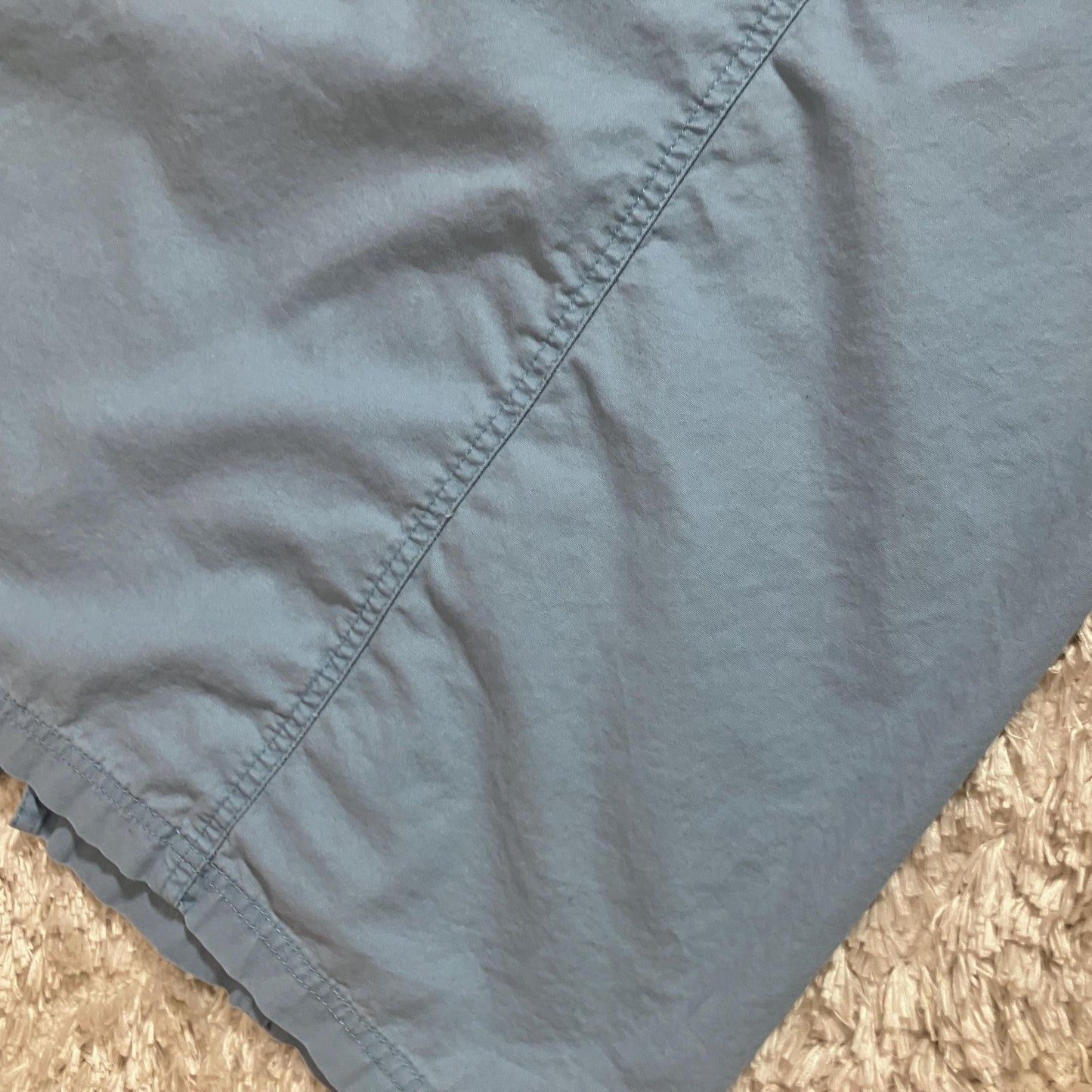 vintage 90s y2k maxi dress | M |   light blue khaki cotton overall  NY Khakis cargo