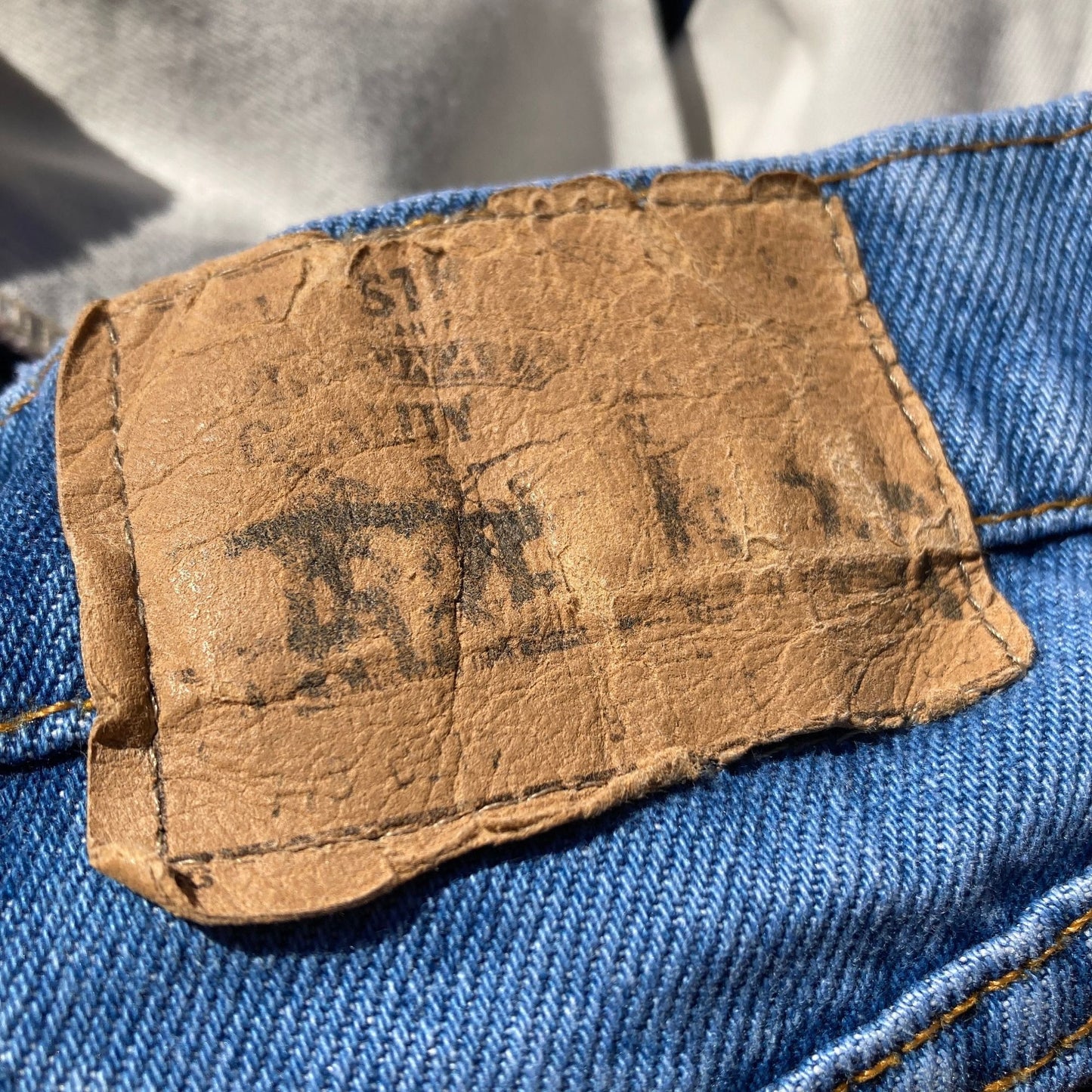 Vintage 70s Levis | 28 - 29 |  straight leg medium wash jeans mid rise denim