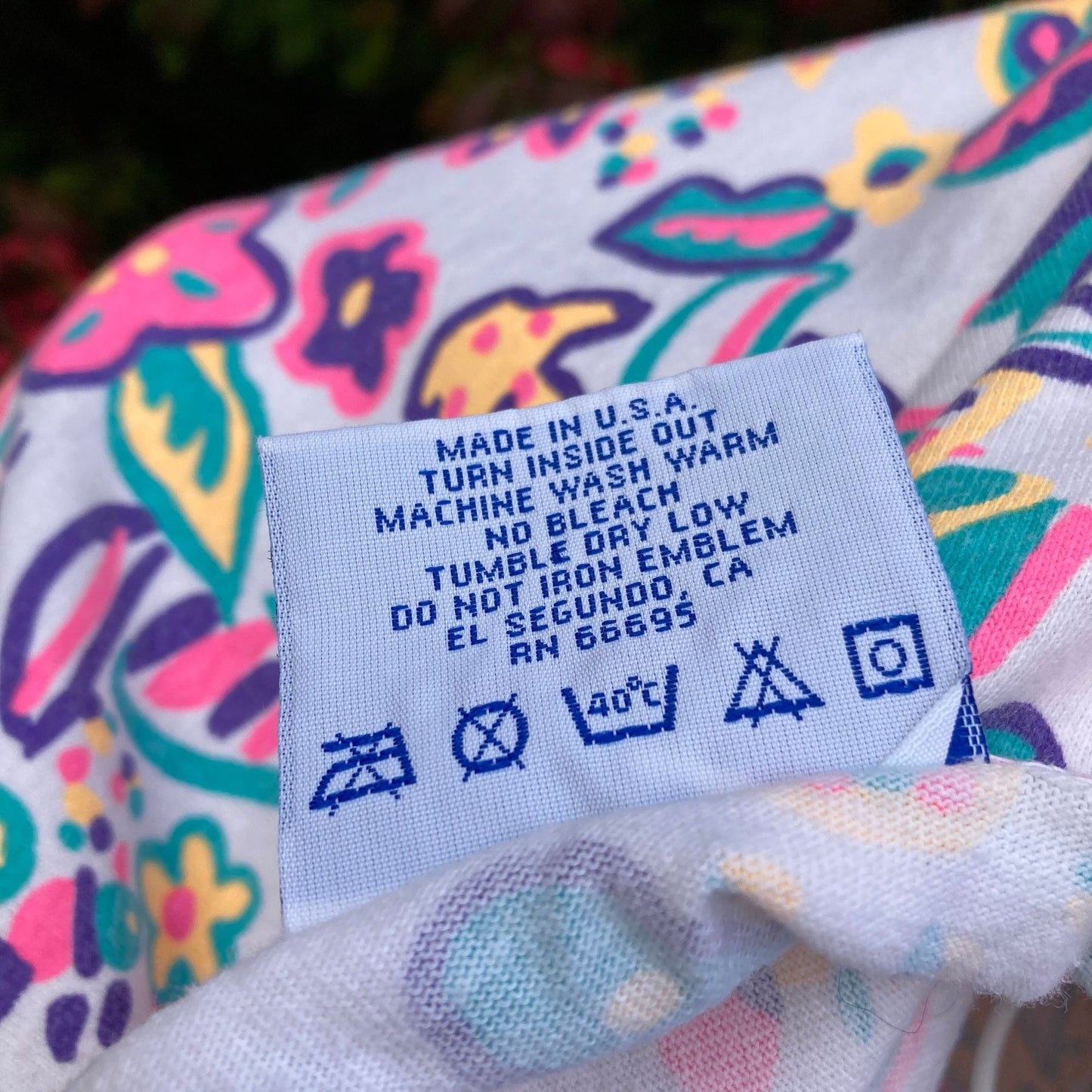 Vintage 90s dress white cotton |S-M| tank top neon pink orange purple novelty fish sail boat print beach 1990s Eyecatcher