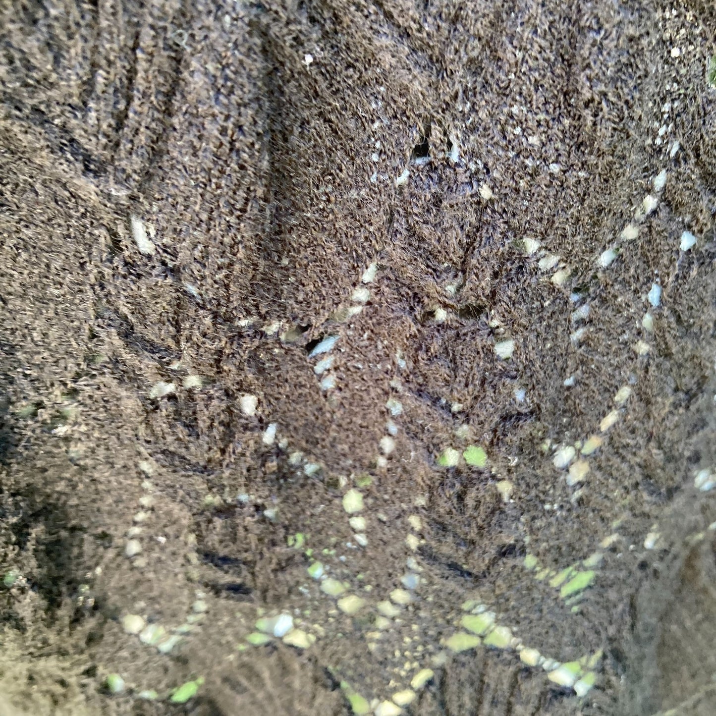 Vintage 60s black crochet cropped cardigan  | XS - S | top crop open knit weave work  open weave Glentex