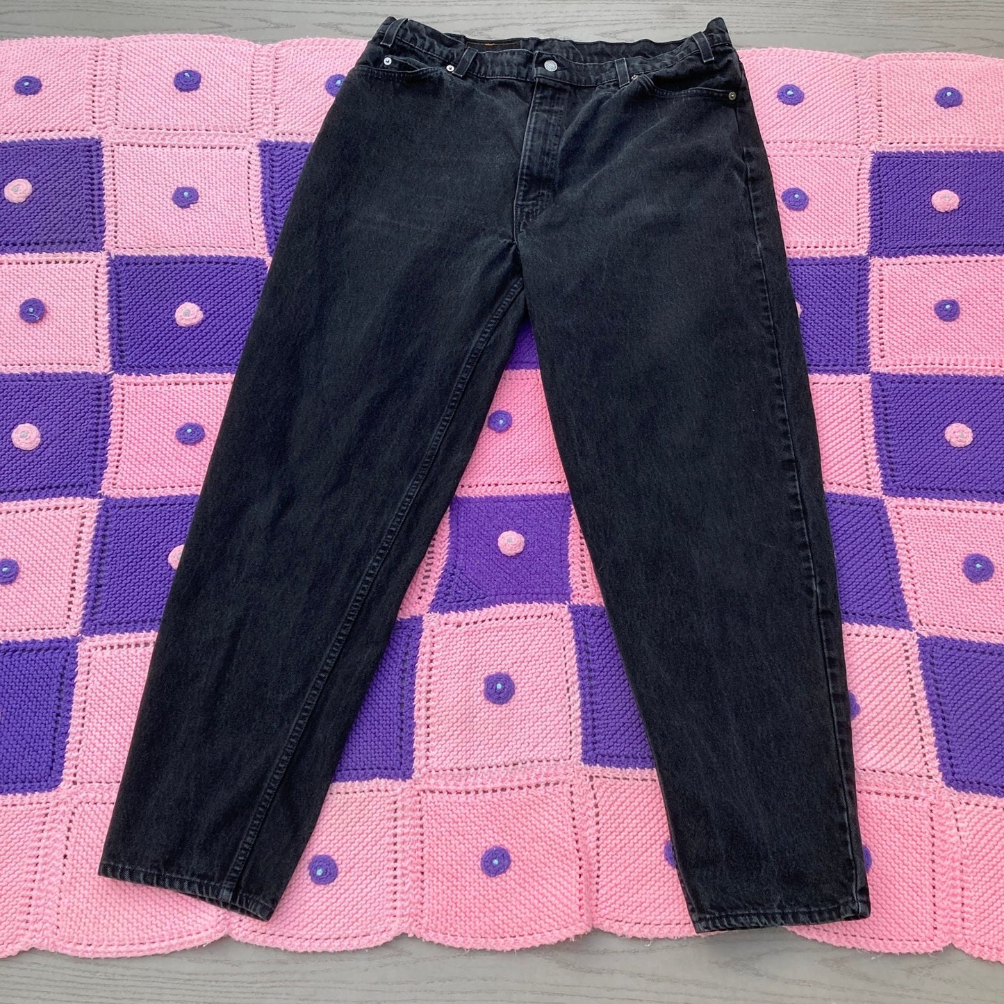 Levis 560 40 x 32 vintage jeans 90s cotton 38”-40” waist orange tab black 1990