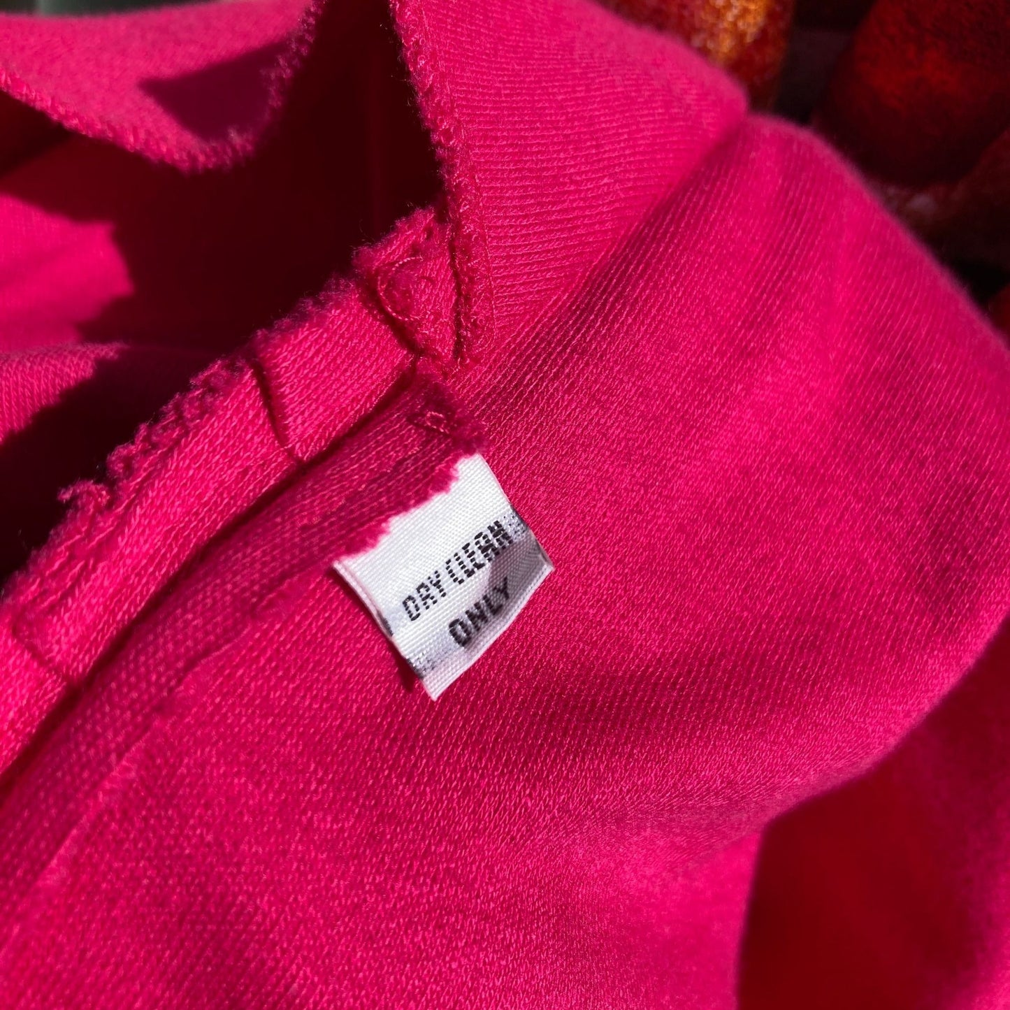 Vintage 80s dress pink long sleeve | M | cotton blend  1980s Tom and Linda Platt party NWT