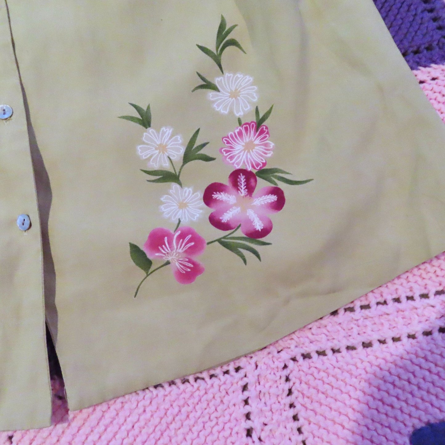 vintage y2k jacket blazer  celery green | L - XL | floral collared  Villager Liz Claiborne