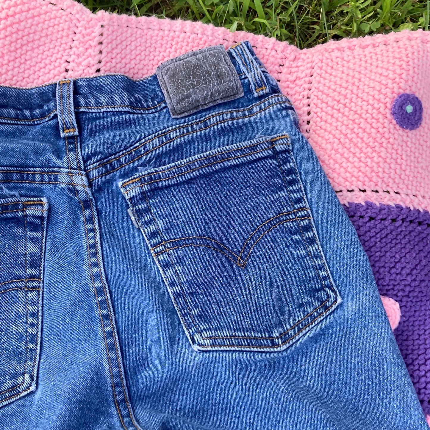 Levis 90s y2k 28" 29" vintage vtg high rise waist jeans silver tab stretch