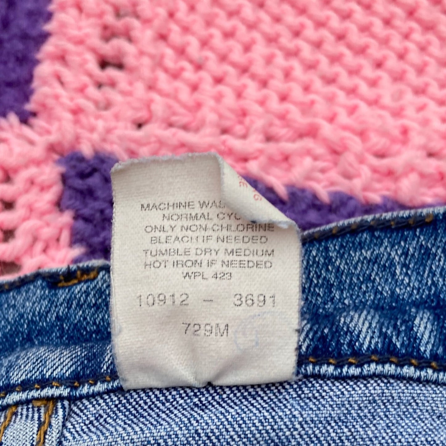 Levis jeans 912 32-34  vintage high rise waist mom jeans medium wash 80s 90s 1990s orange tab