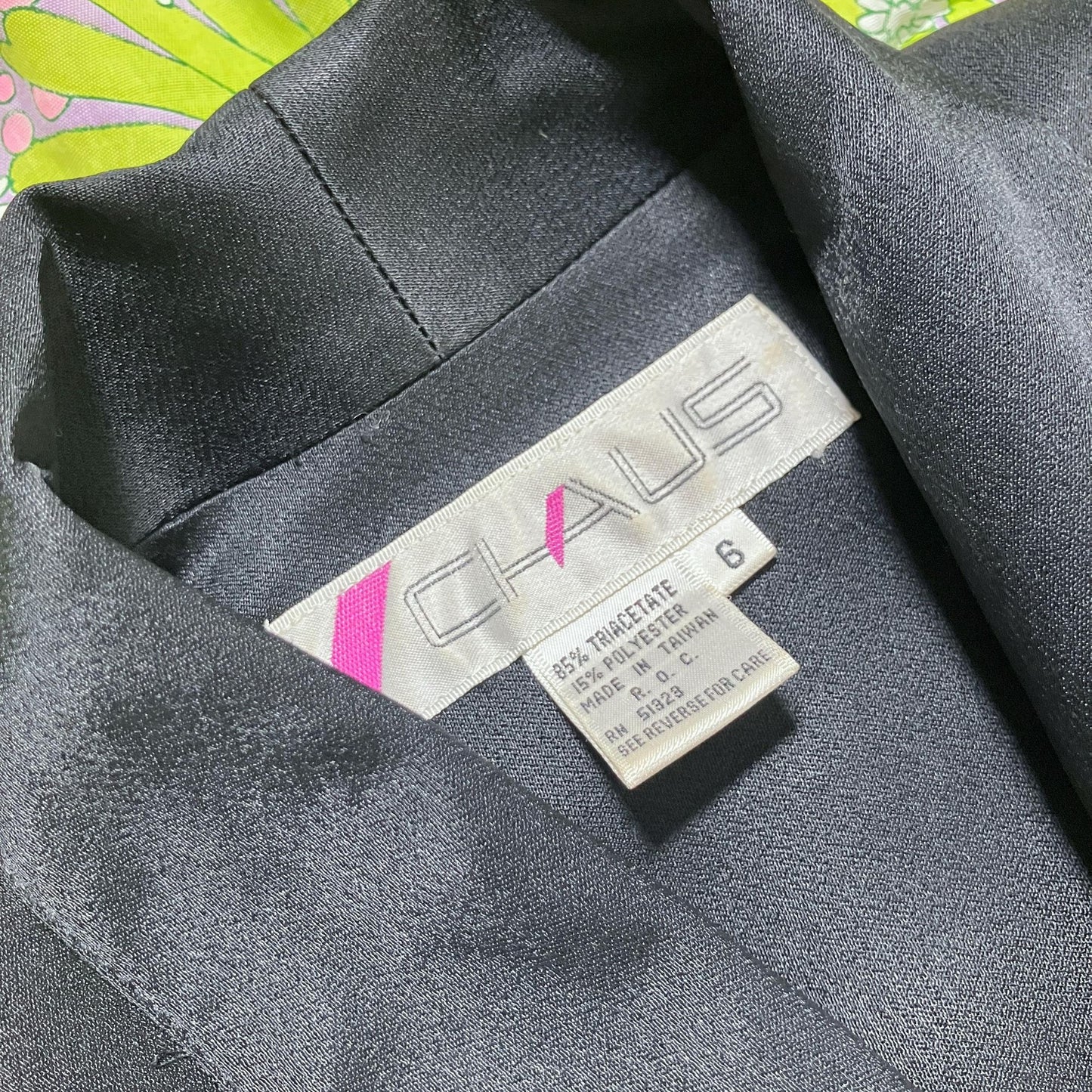 Vintage romper black minimal 80s 90s  | S-M |  1990s playsuit Chaus