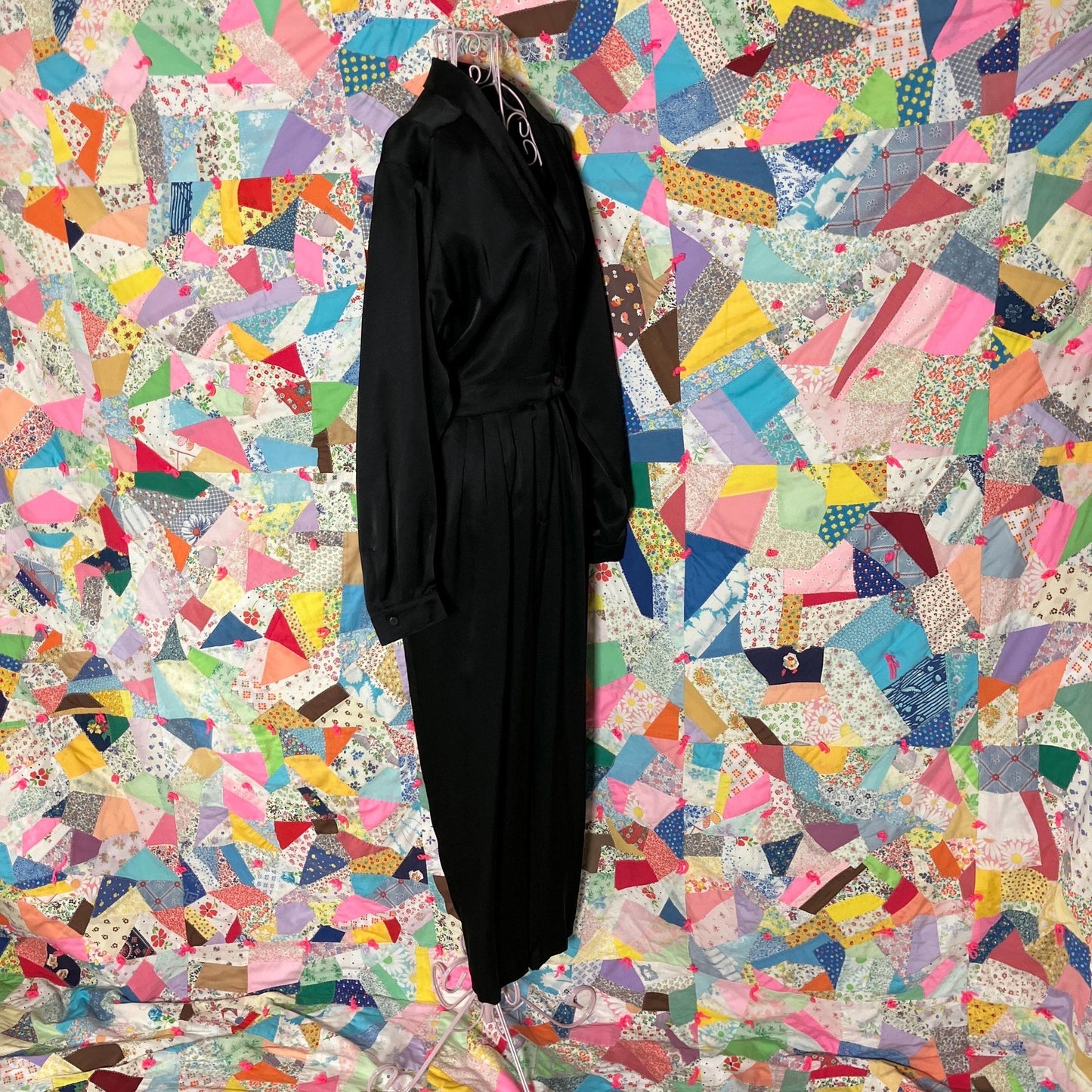 Vintage romper black minimal 80s 90s  | S-M |  1990s playsuit Chaus