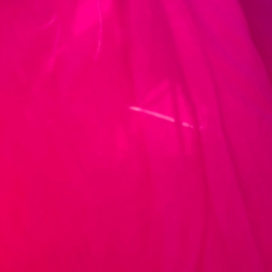 Vintage 80s dress pink short sleeve | M | polyester  1980s Caron Petite Chicago button collared