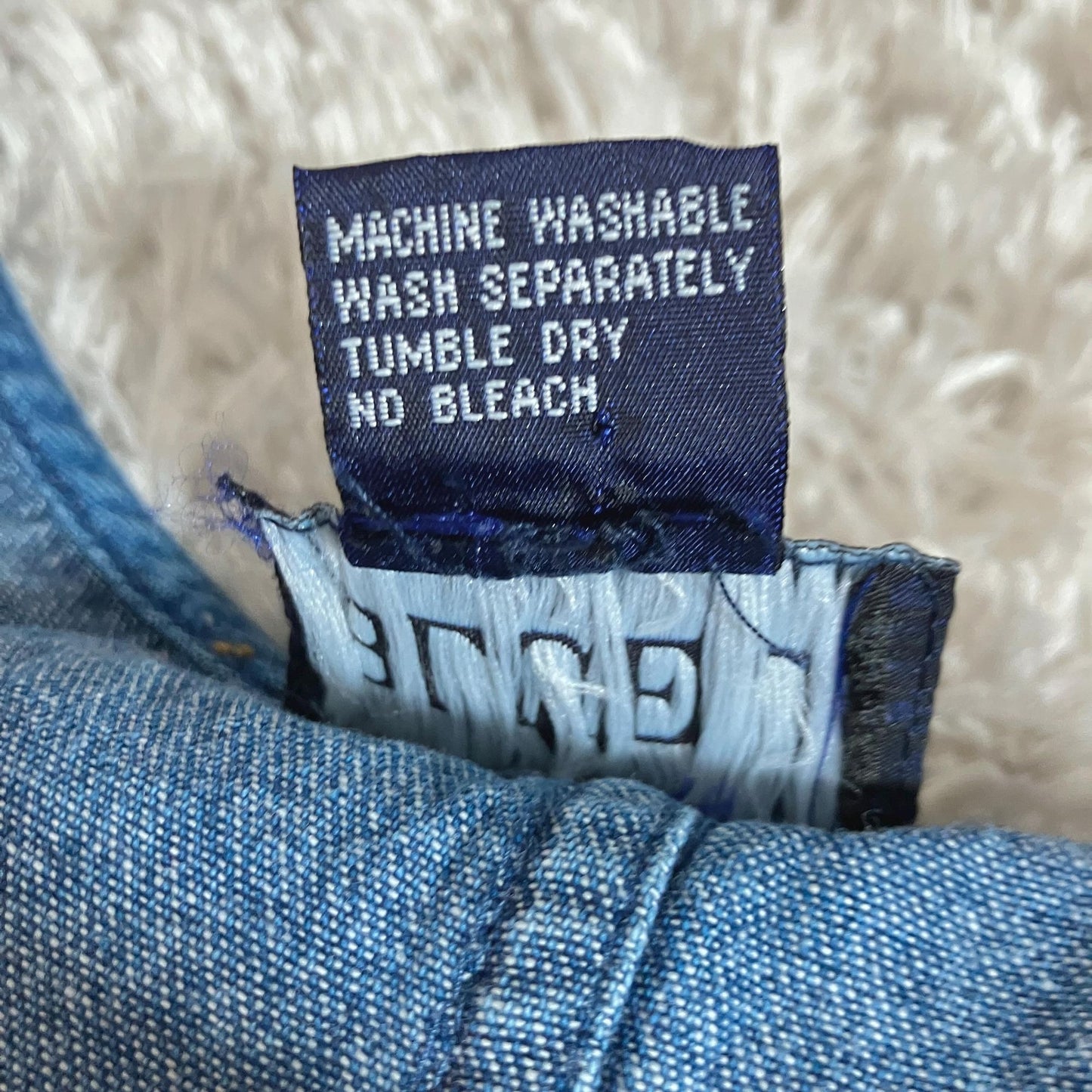 vintage 90s y2k dress denim jean maxi jumper |L|  medium- dark wash Blue J.