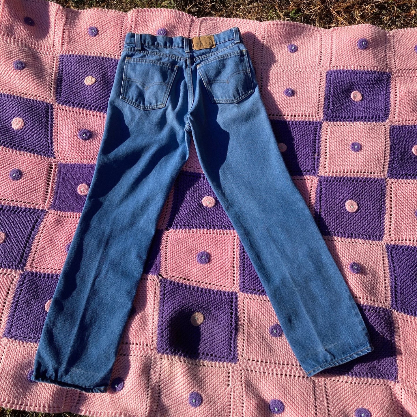 Vintage 70s Levis | 28 - 29 |  straight leg medium wash jeans mid rise denim