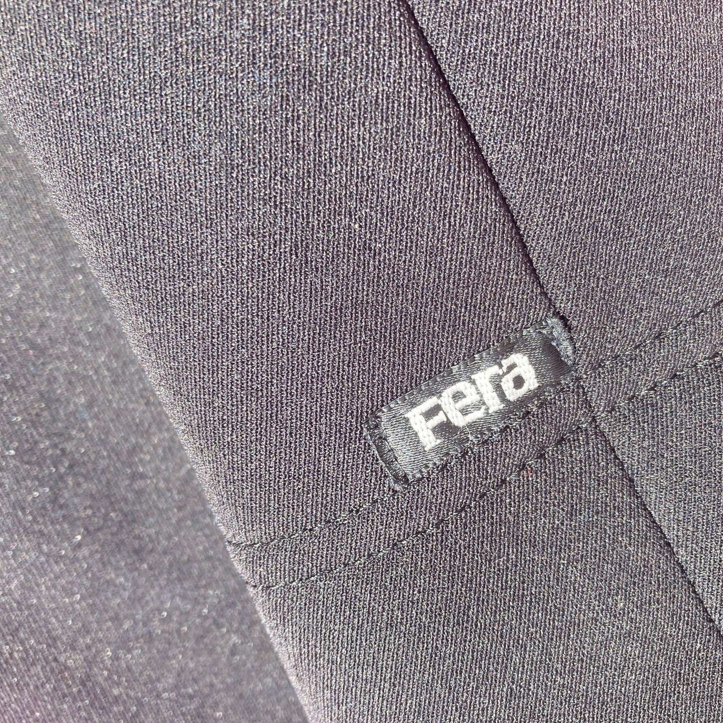 Vintage 70s Fera ski jumpsuit utility suit snow pants stirrup black 1970s