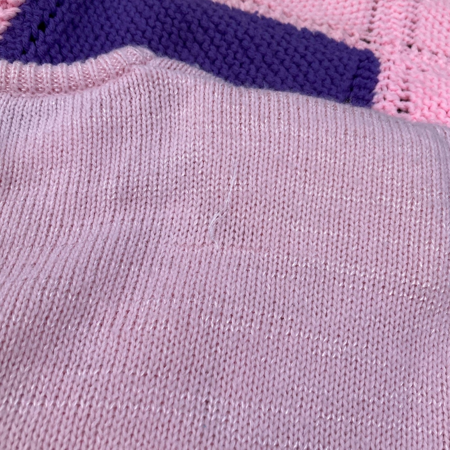 Vintage 80s 90s sparkly sweater glitter pastel pink  silver white 1990s fairy kei kawaii  Jaclyn Smith