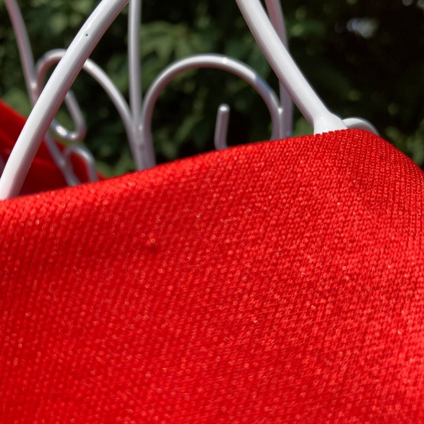 70s vintage maxi dress red XS-M 1970s party long Sears flutter sleeve lettuce hem emprire waist