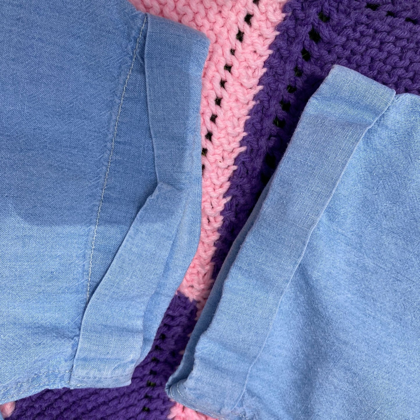 Vintage 90s chambray pants trousers cotton Liz Claiborne cuffed high waisted