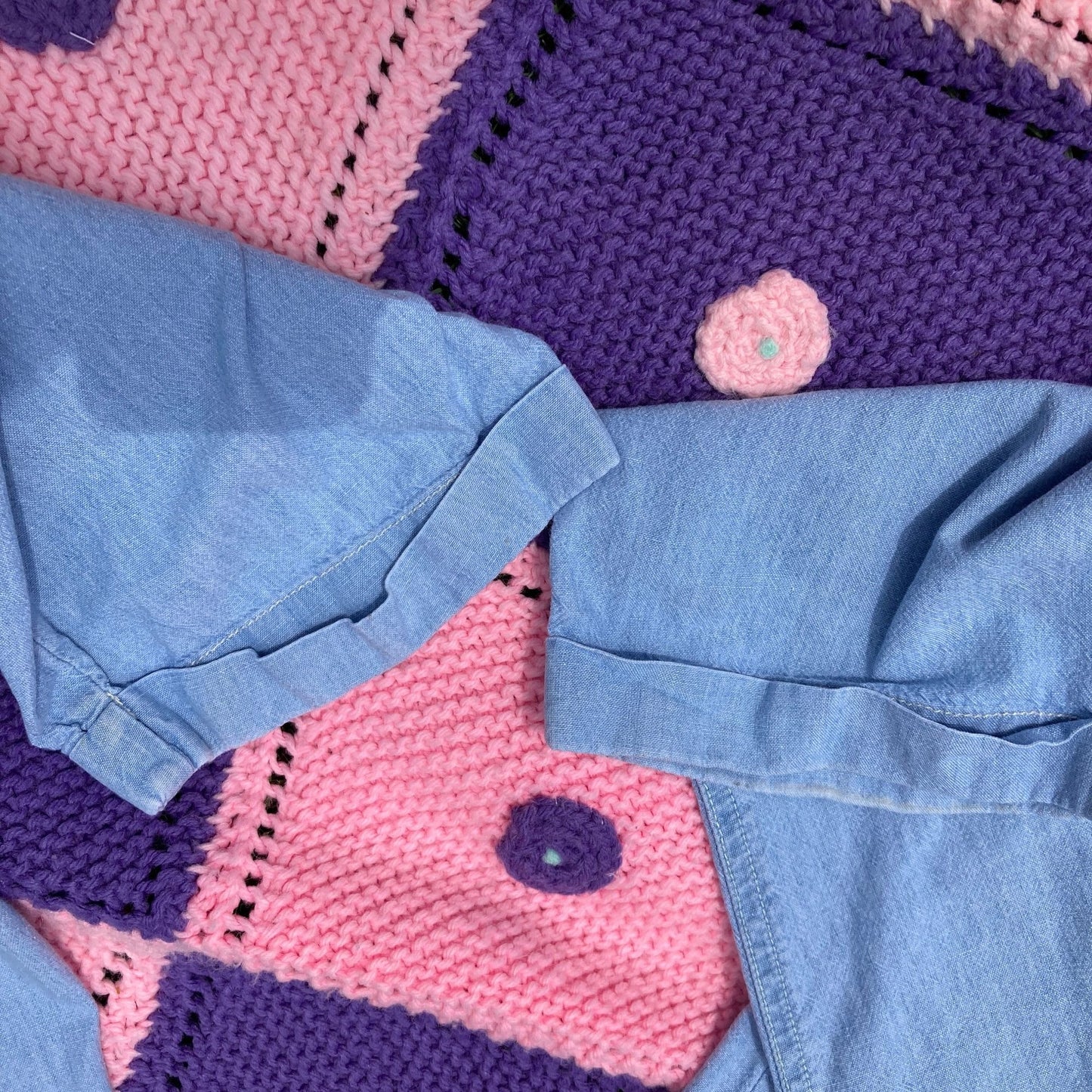 Vintage 90s chambray pants trousers cotton Liz Claiborne cuffed high waisted