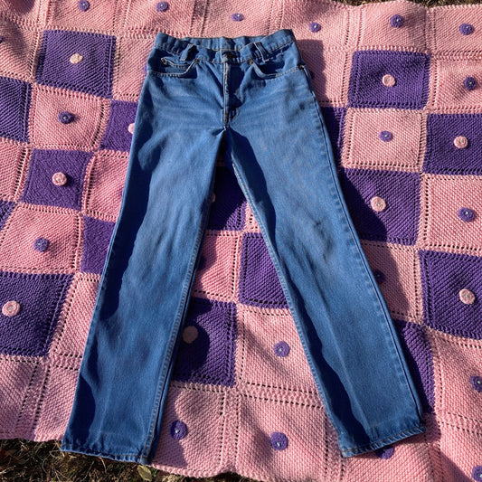 Vintage 70s Levis | 28 - 29 |  straight leg medium wash jeans mid rise denim